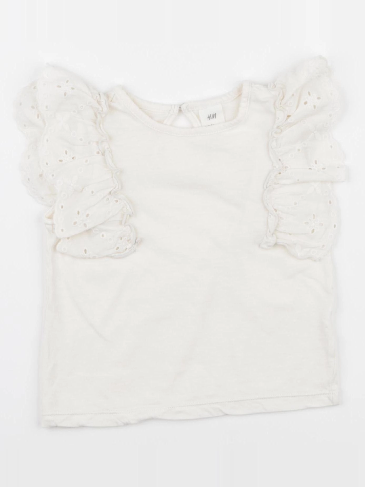 H&M - tee-shirt blanc - 12/18 mois