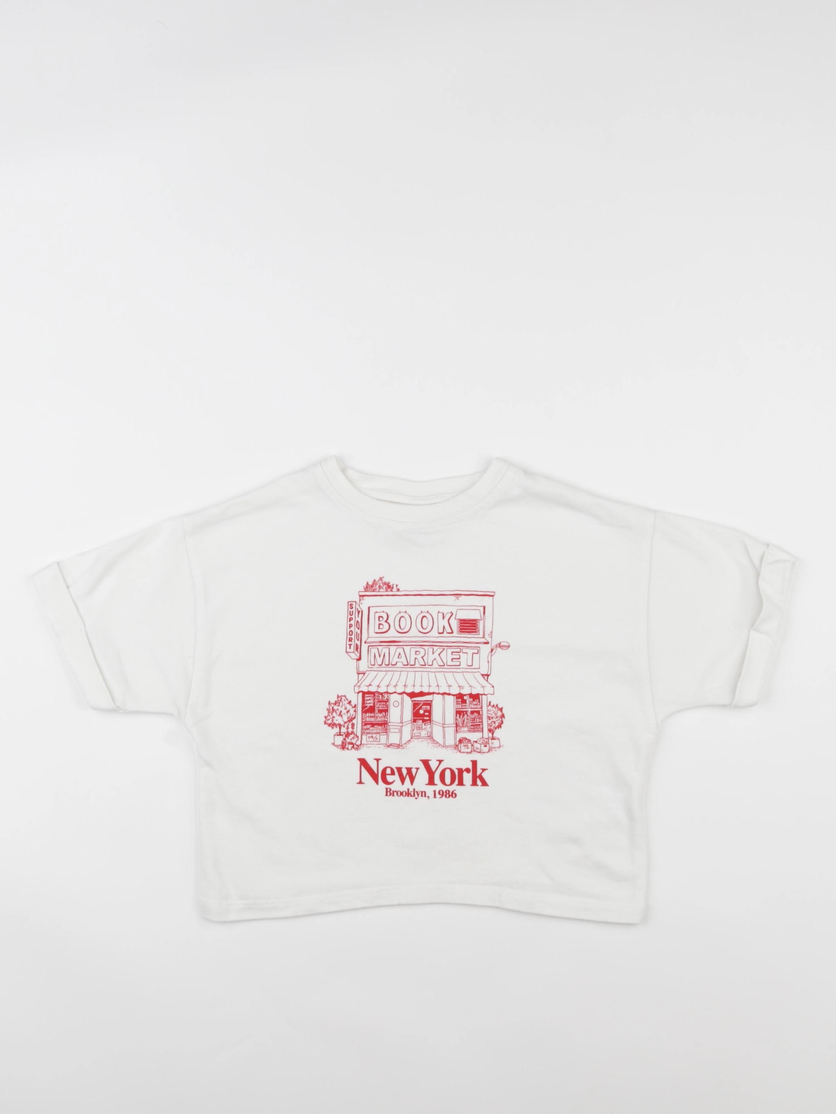 Zara - tee-shirt blanc - 6/7 ans