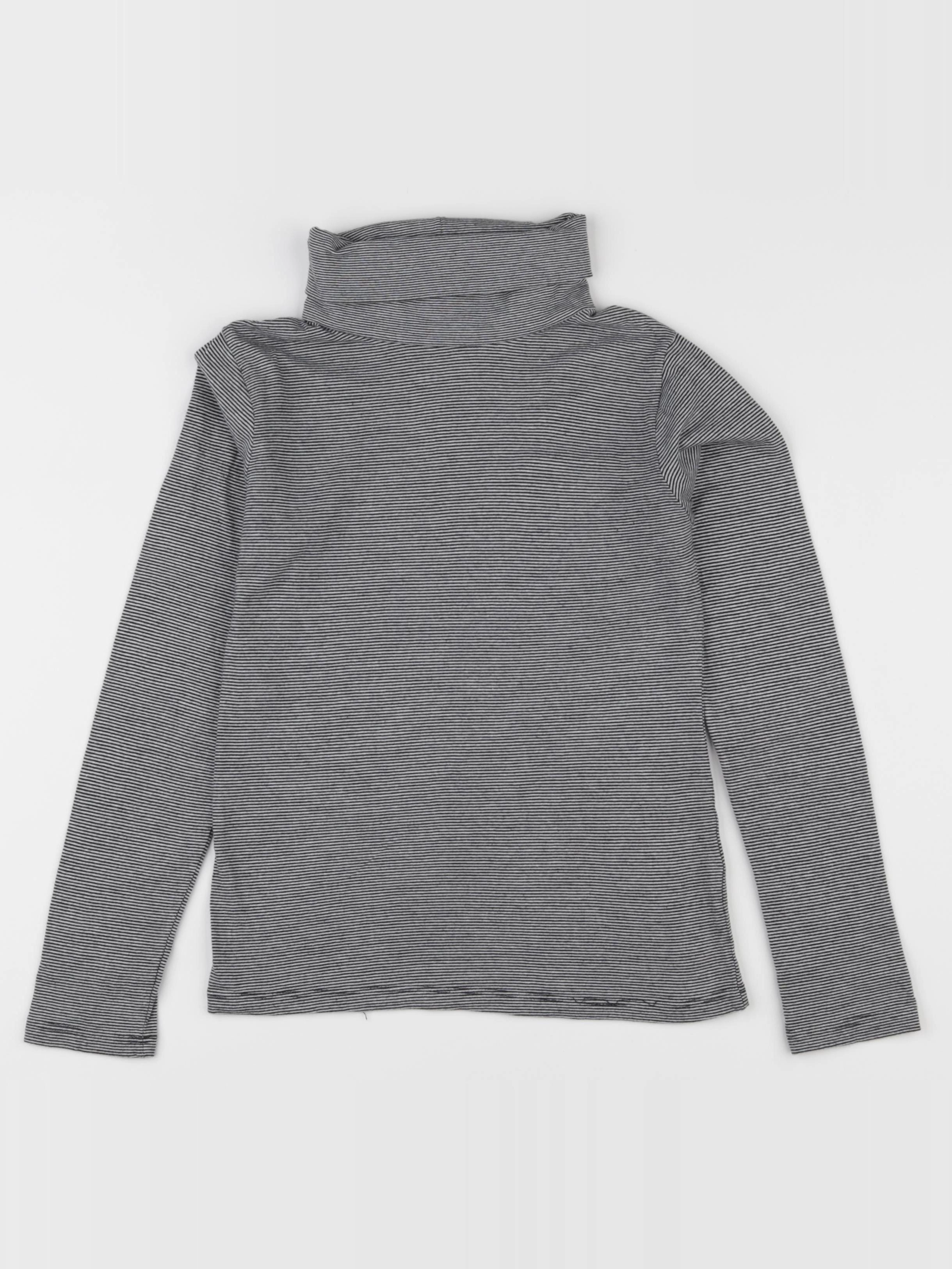 Monoprix - sous-pull gris - 10 ans