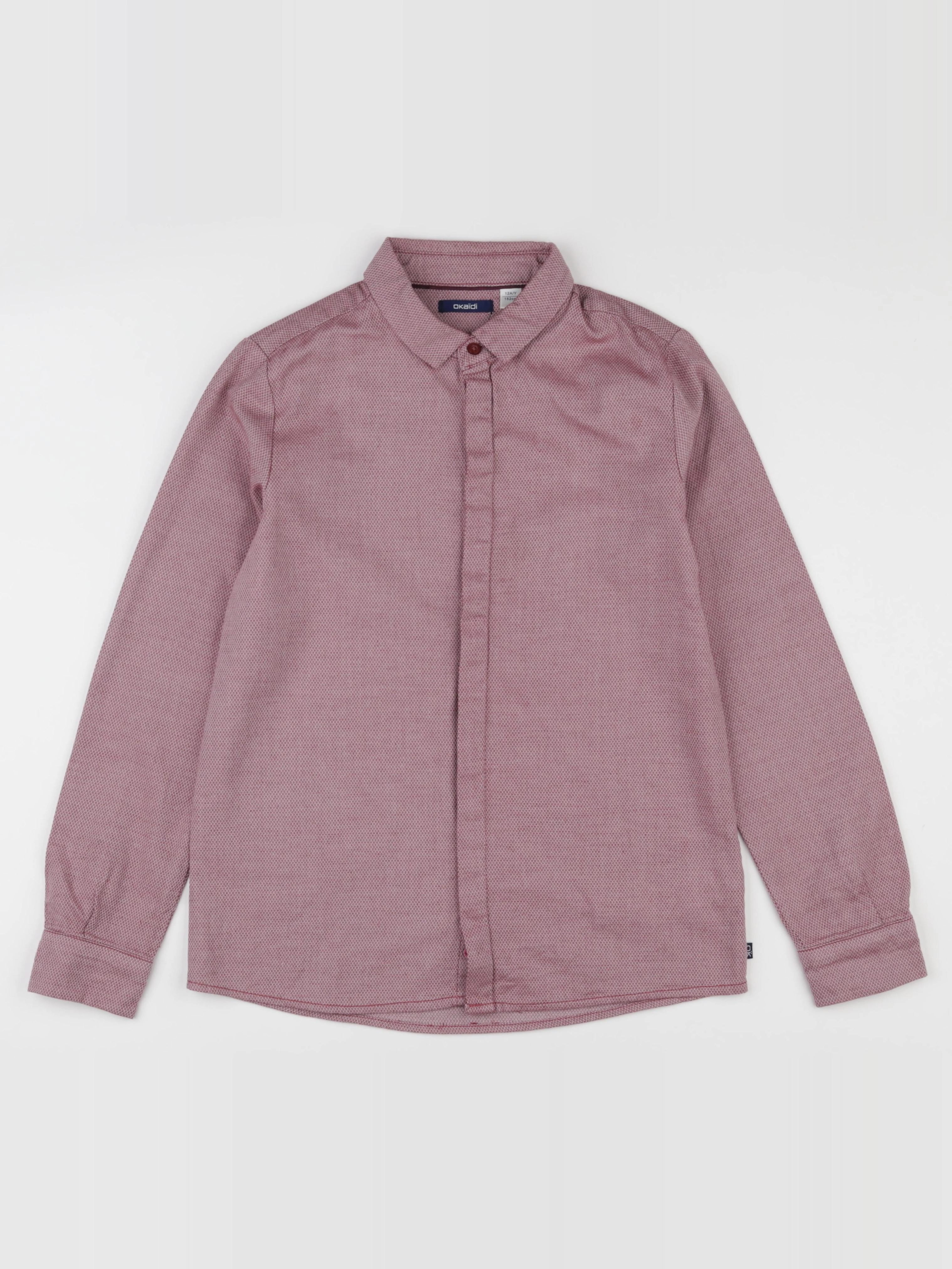 Okaidi - chemise rouge - 12 ans