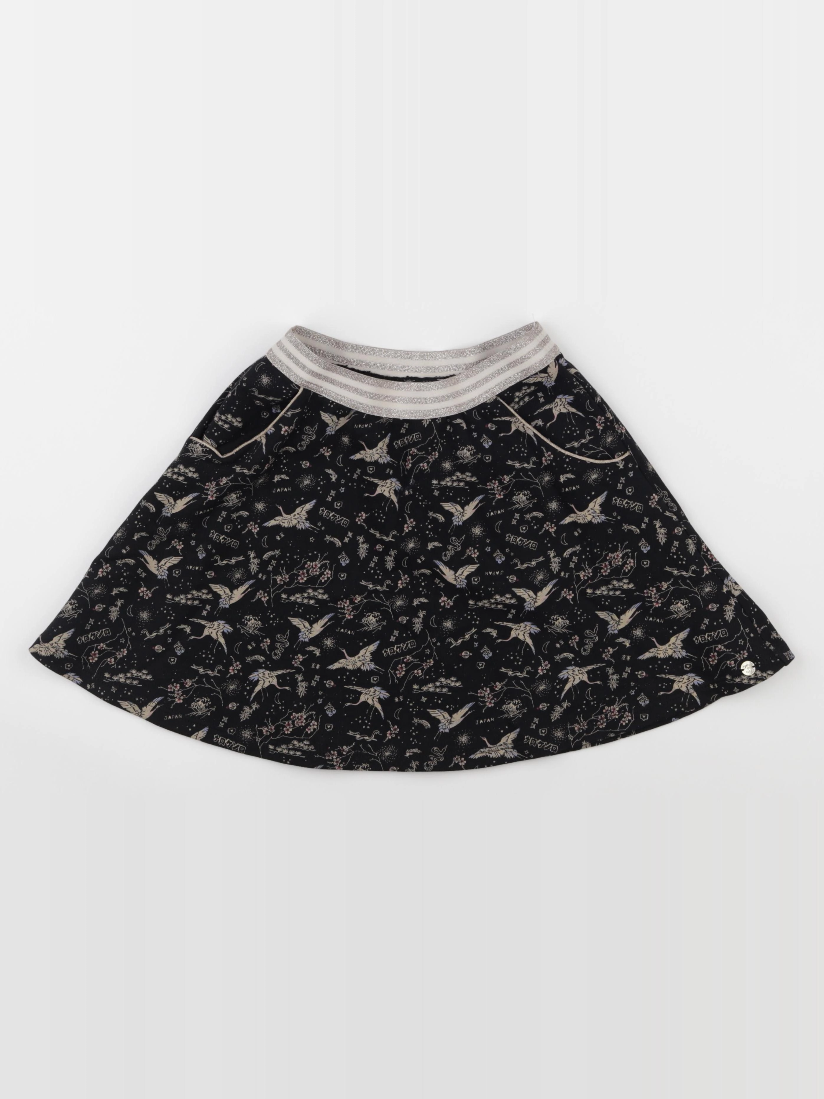 IKKS - jupe noir, or - 8 ans