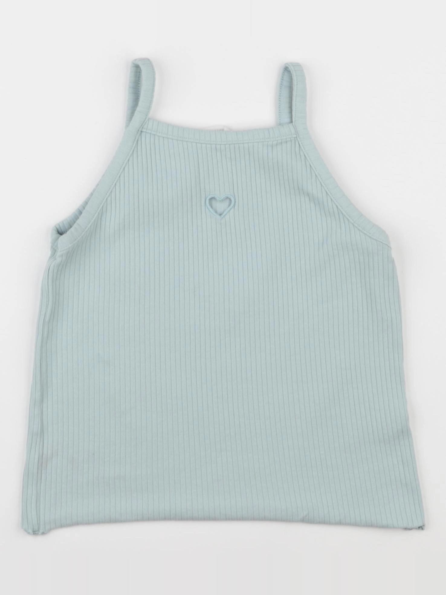H&M - débardeur bleu - 8/10 ans
