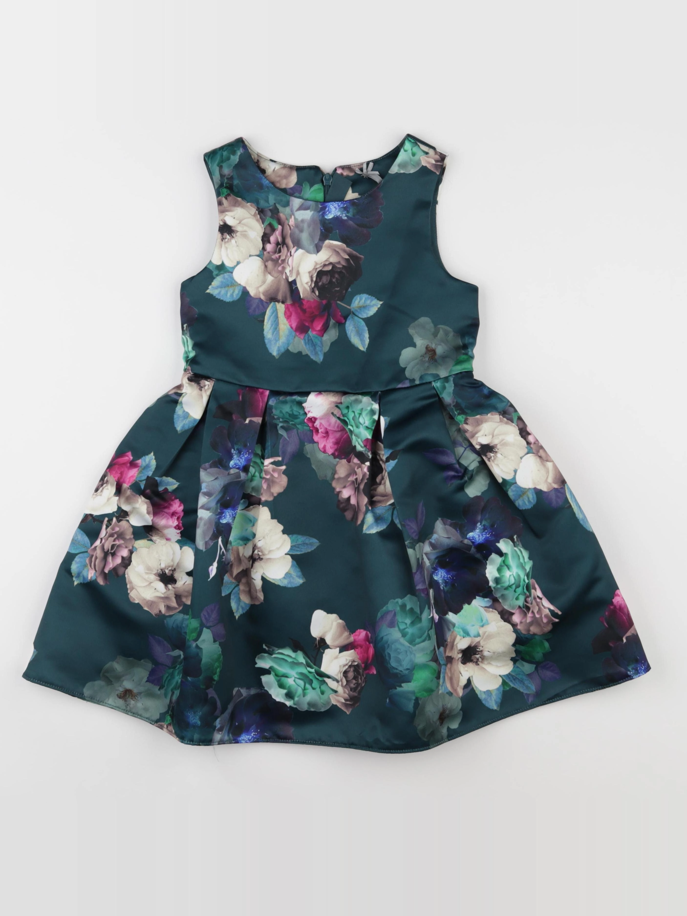 Next - robe vert, multicolore - 5 ans