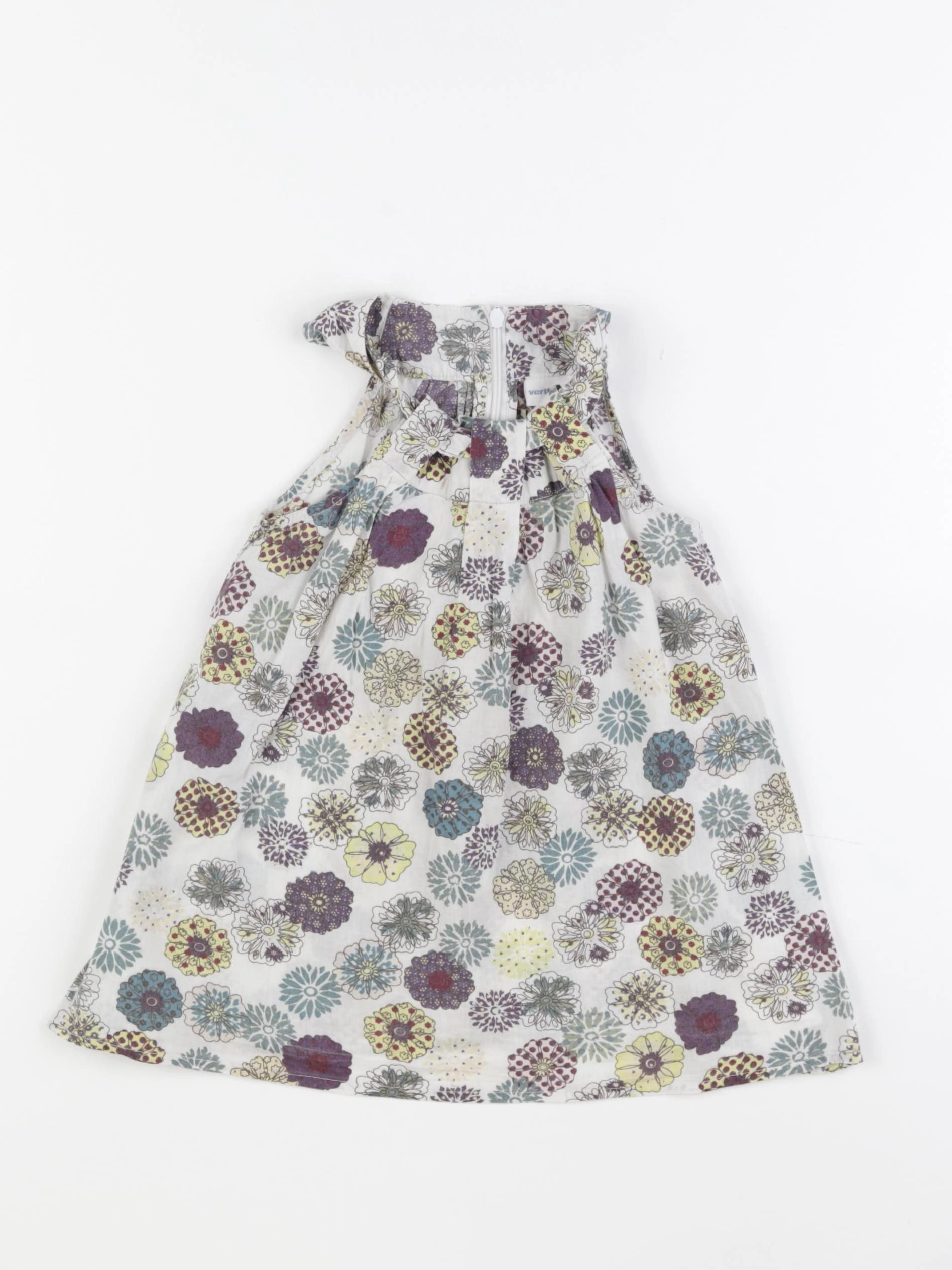 Vertbaudet - robe multicolore - 2 ans