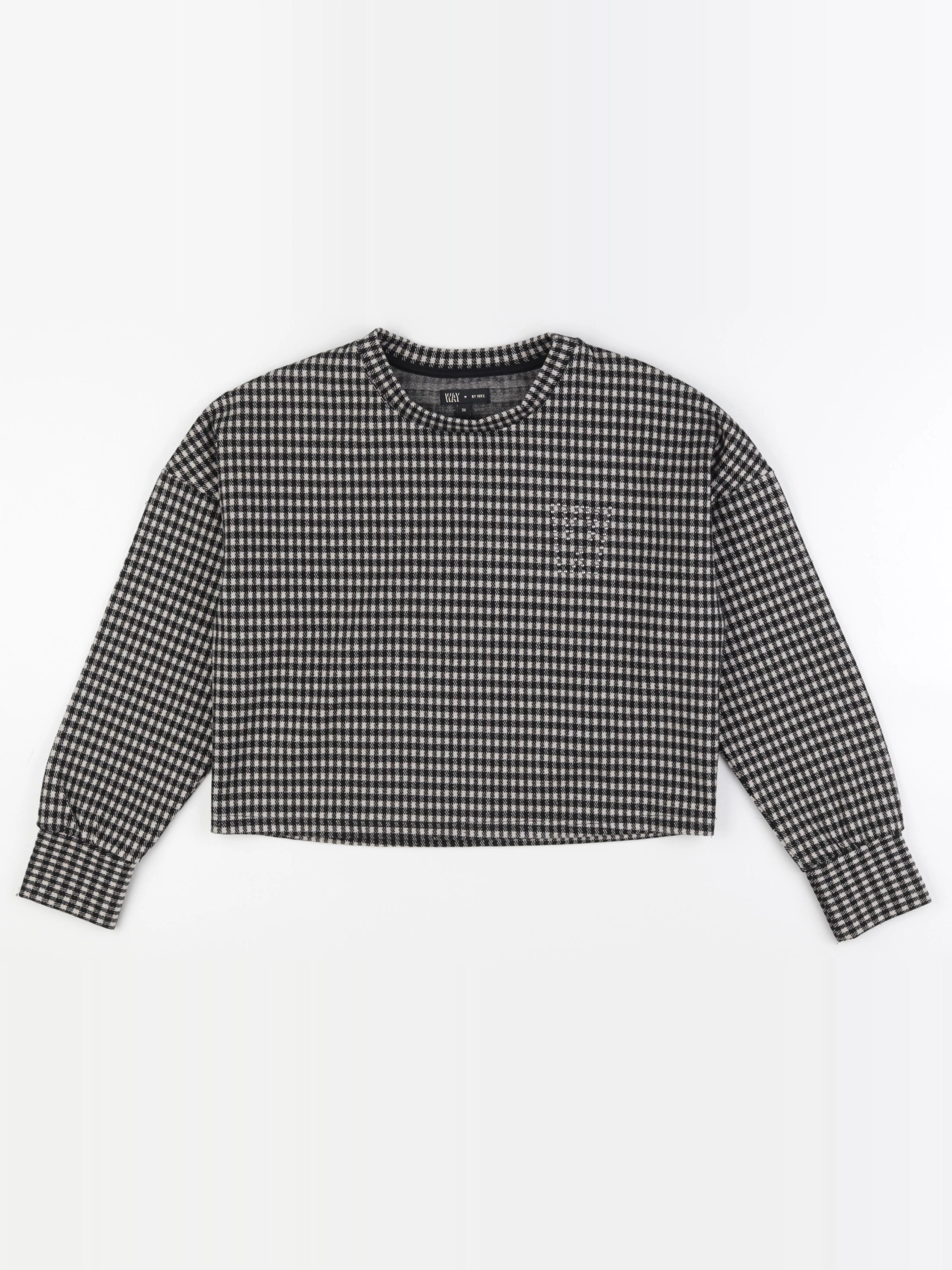 IKKS - sweat noir - 12 ans
