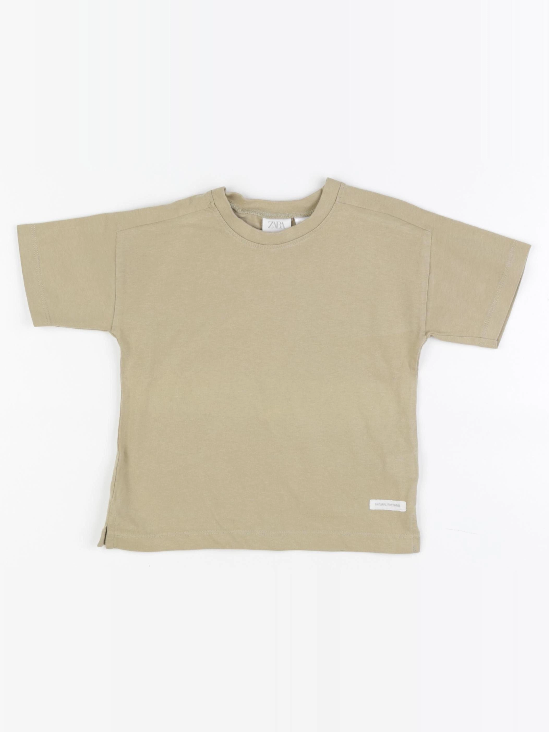 Zara - tee-shirt marron - 2 ans