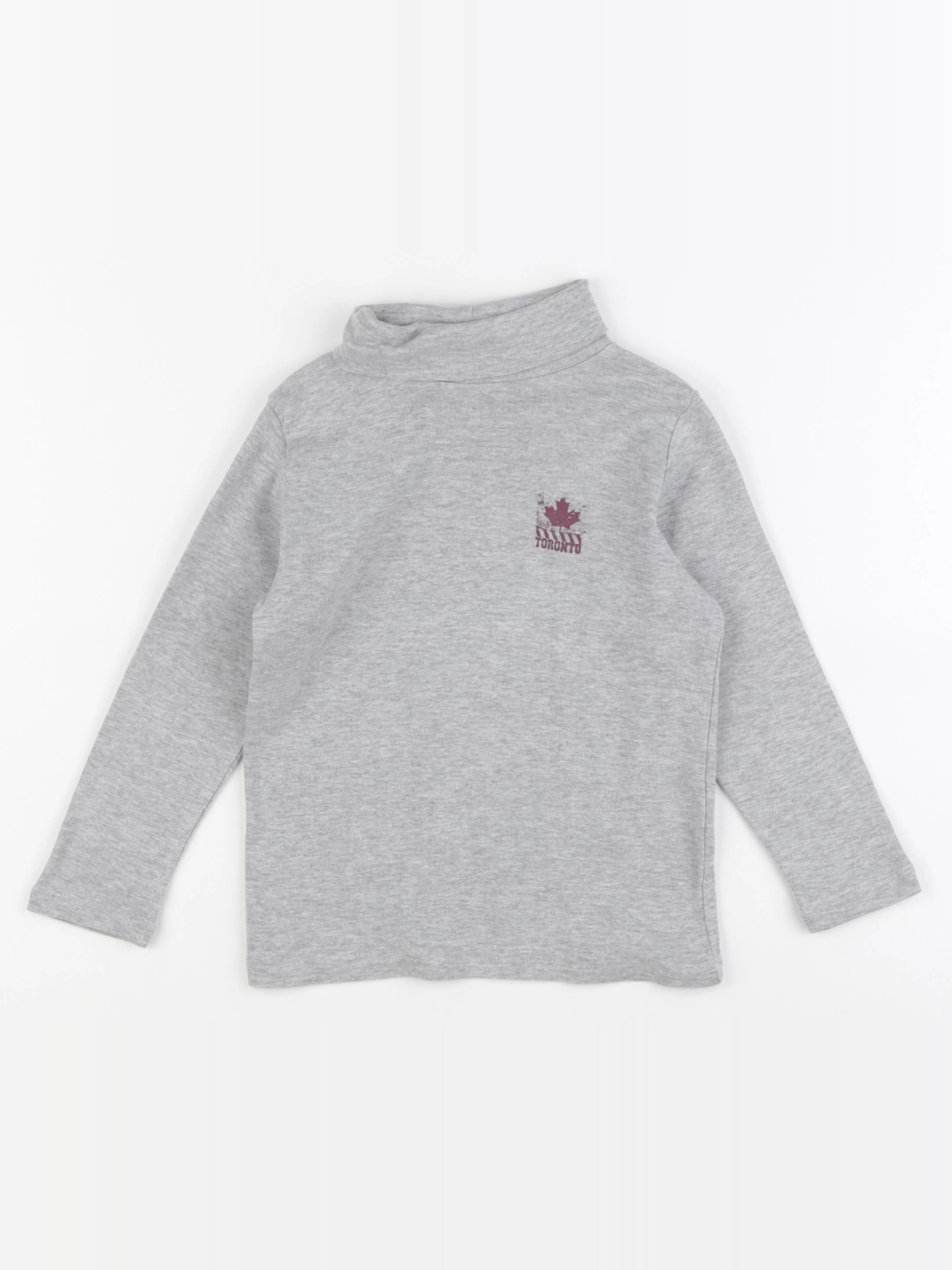 Vertbaudet - sous-pull gris - 5 ans