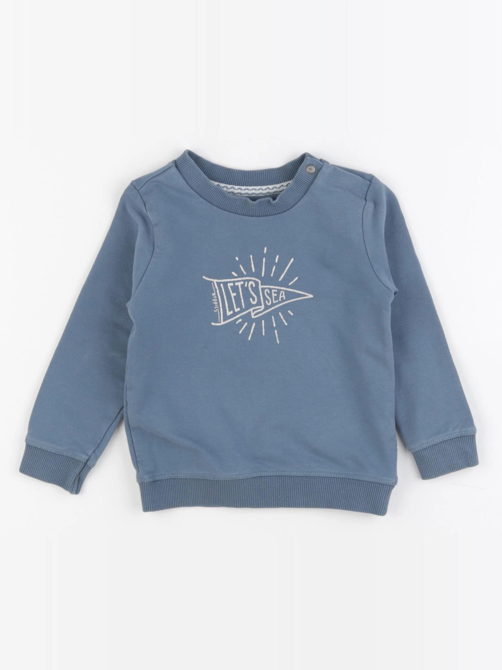 Noppies - sweat bleu - 12/18 mois