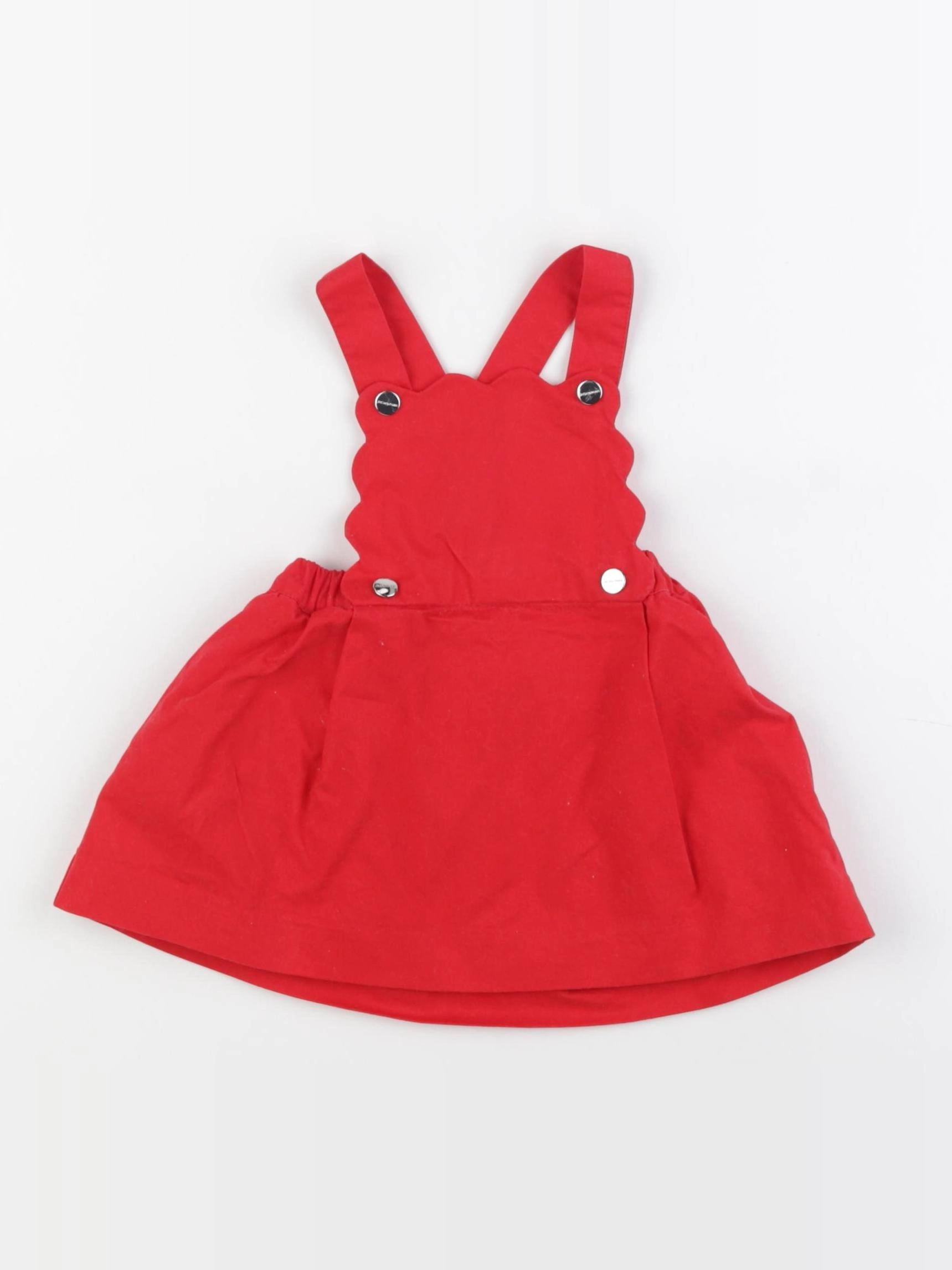 Jacadi - robe rouge - 12 mois