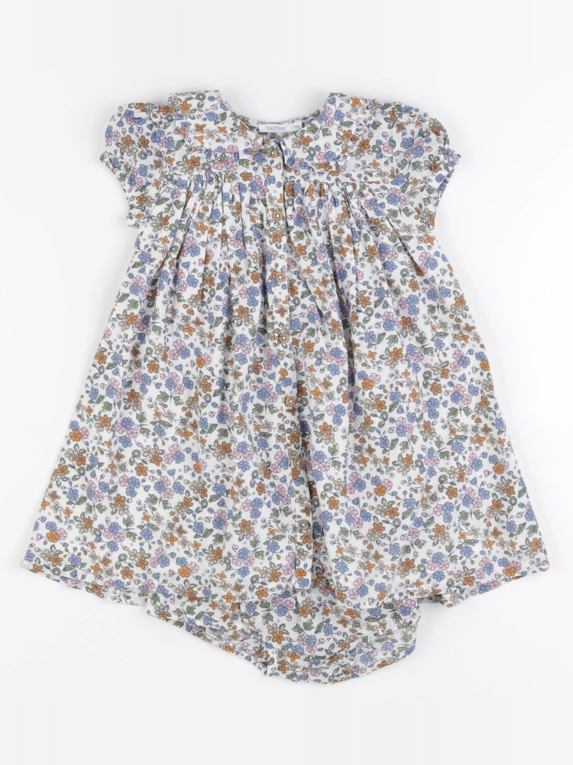 Boutchou - robe multicolore - 24 mois