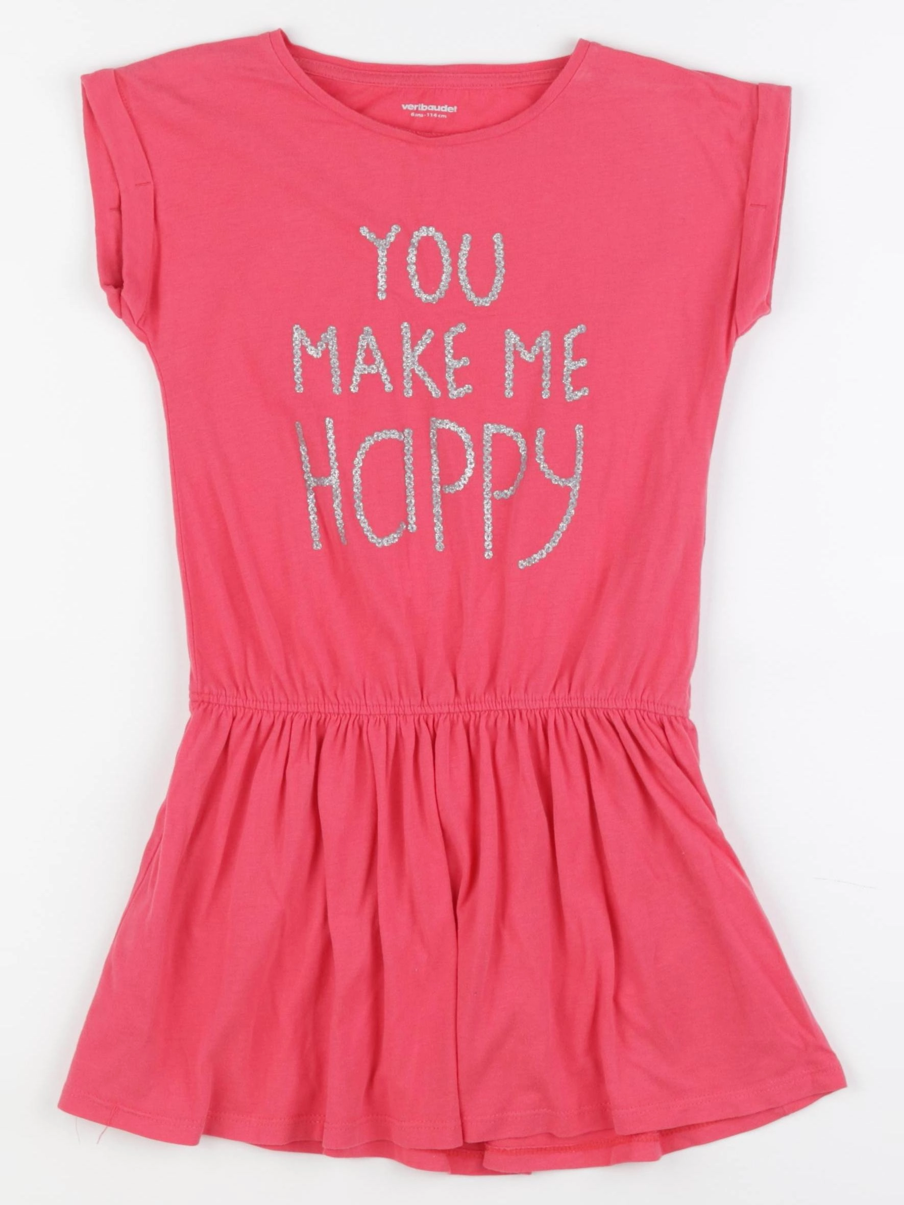 Vertbaudet - robe rose - 6 ans