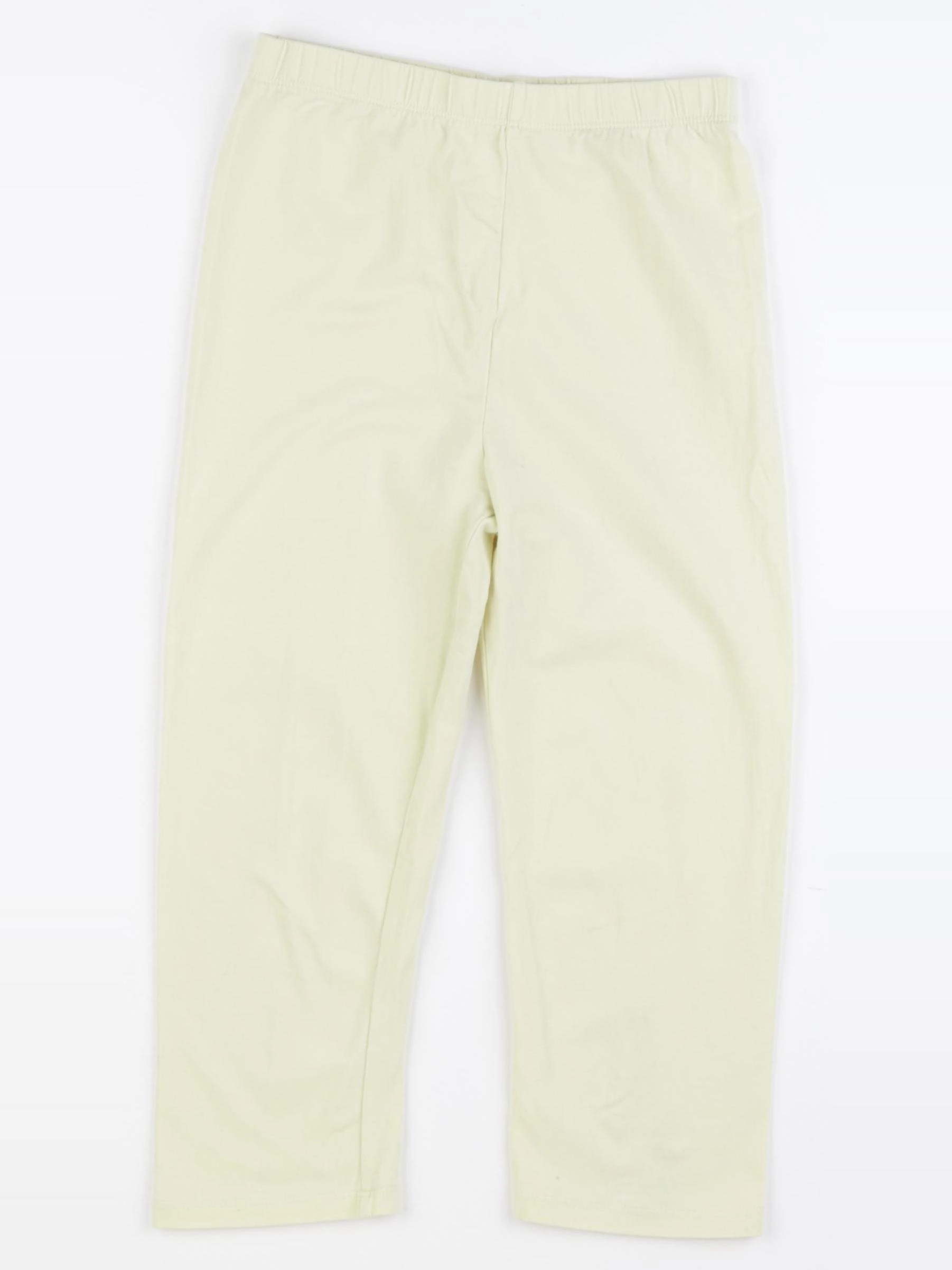 Vertbaudet - legging court jaune - 10 ans