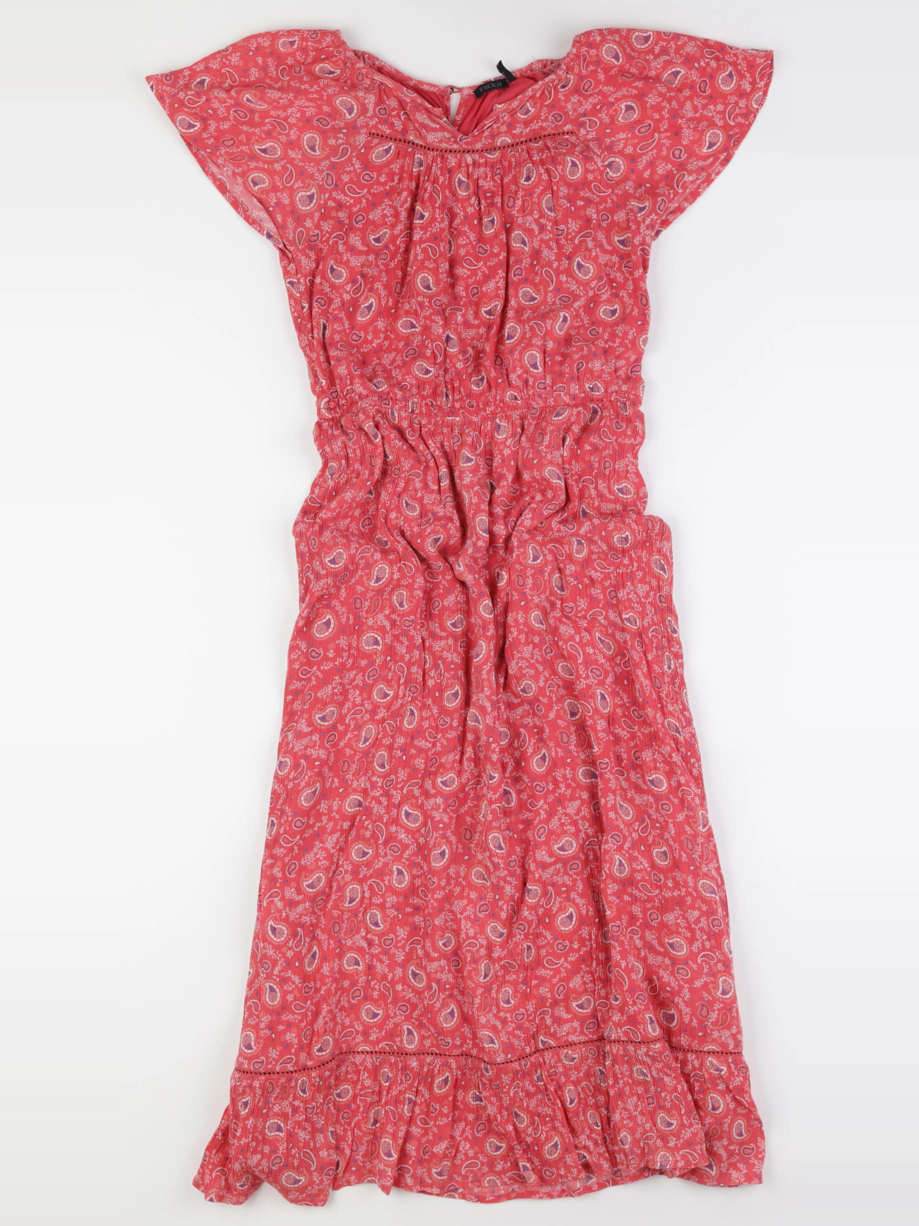 IKKS - robe rose - 10 ans
