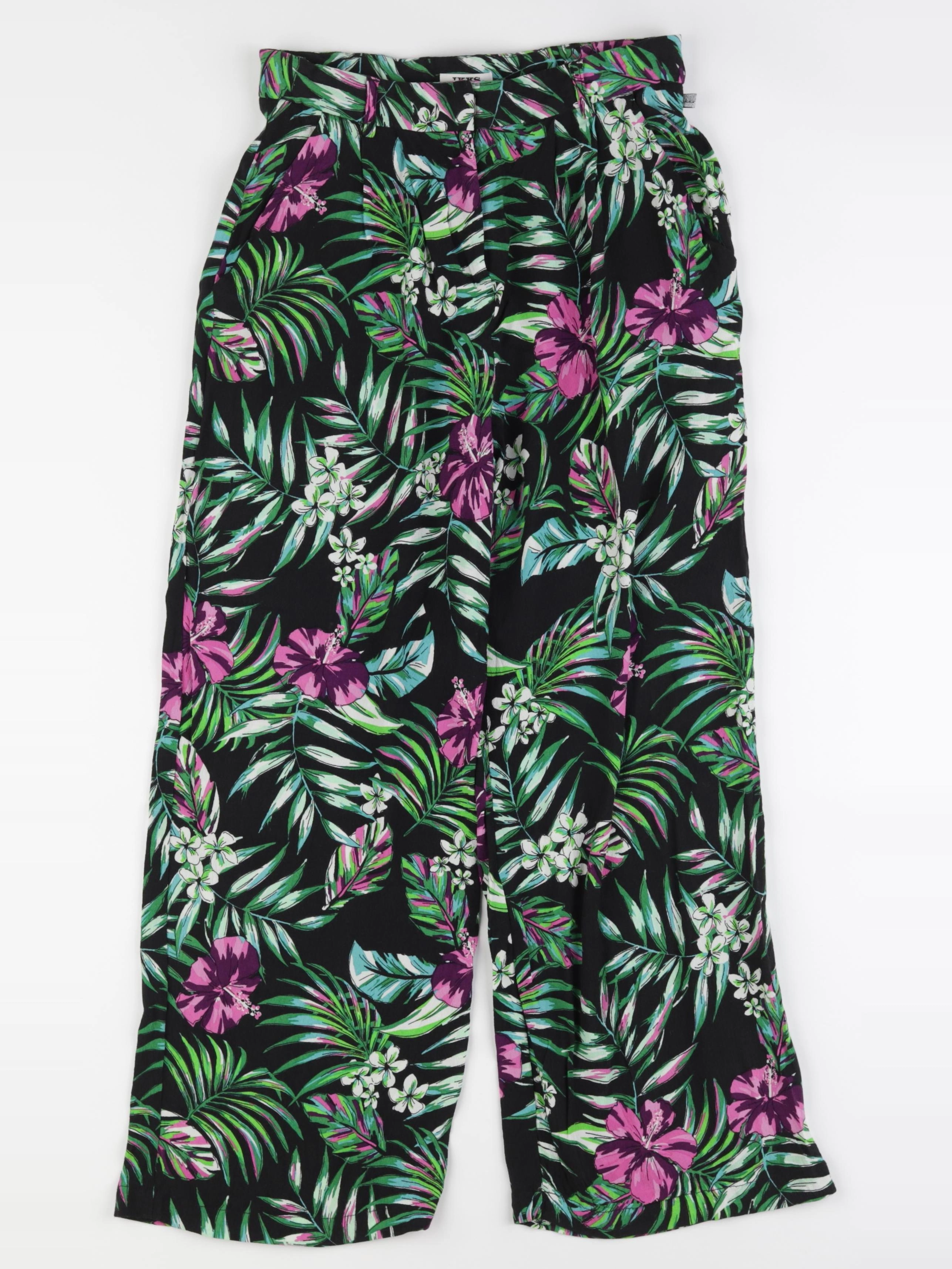 IKKS - pantalon vert, noir, rose - 12 ans