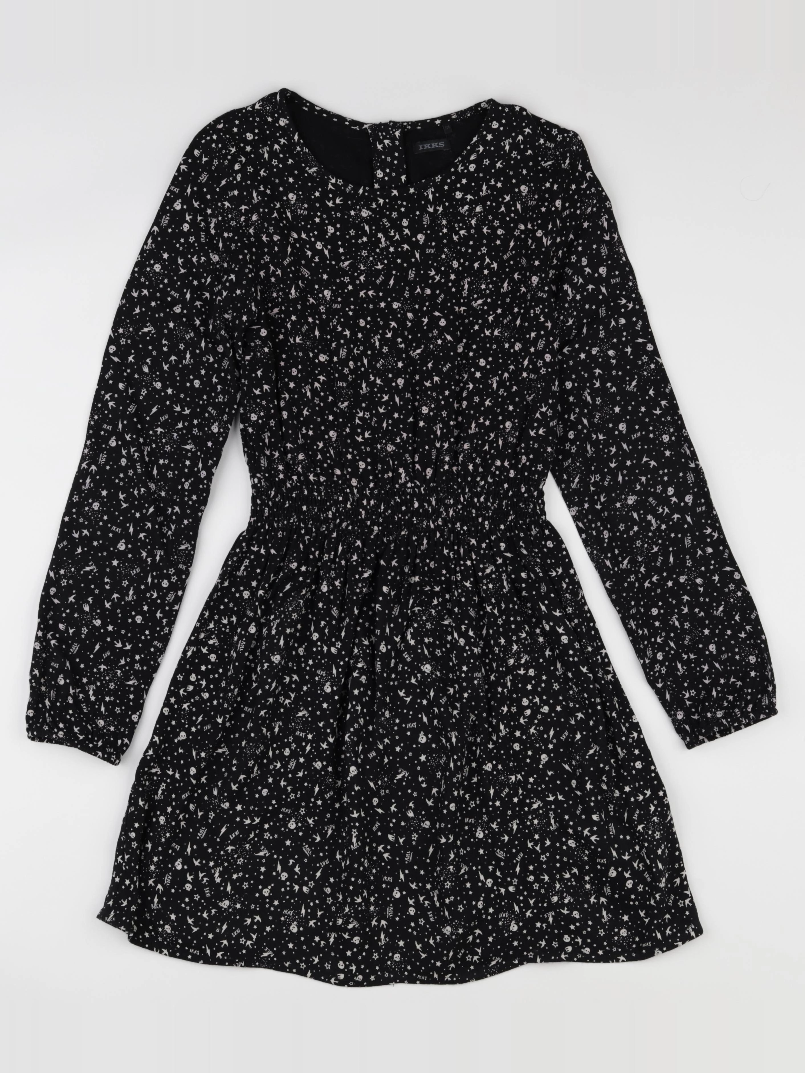 IKKS - robe noir - 12 ans