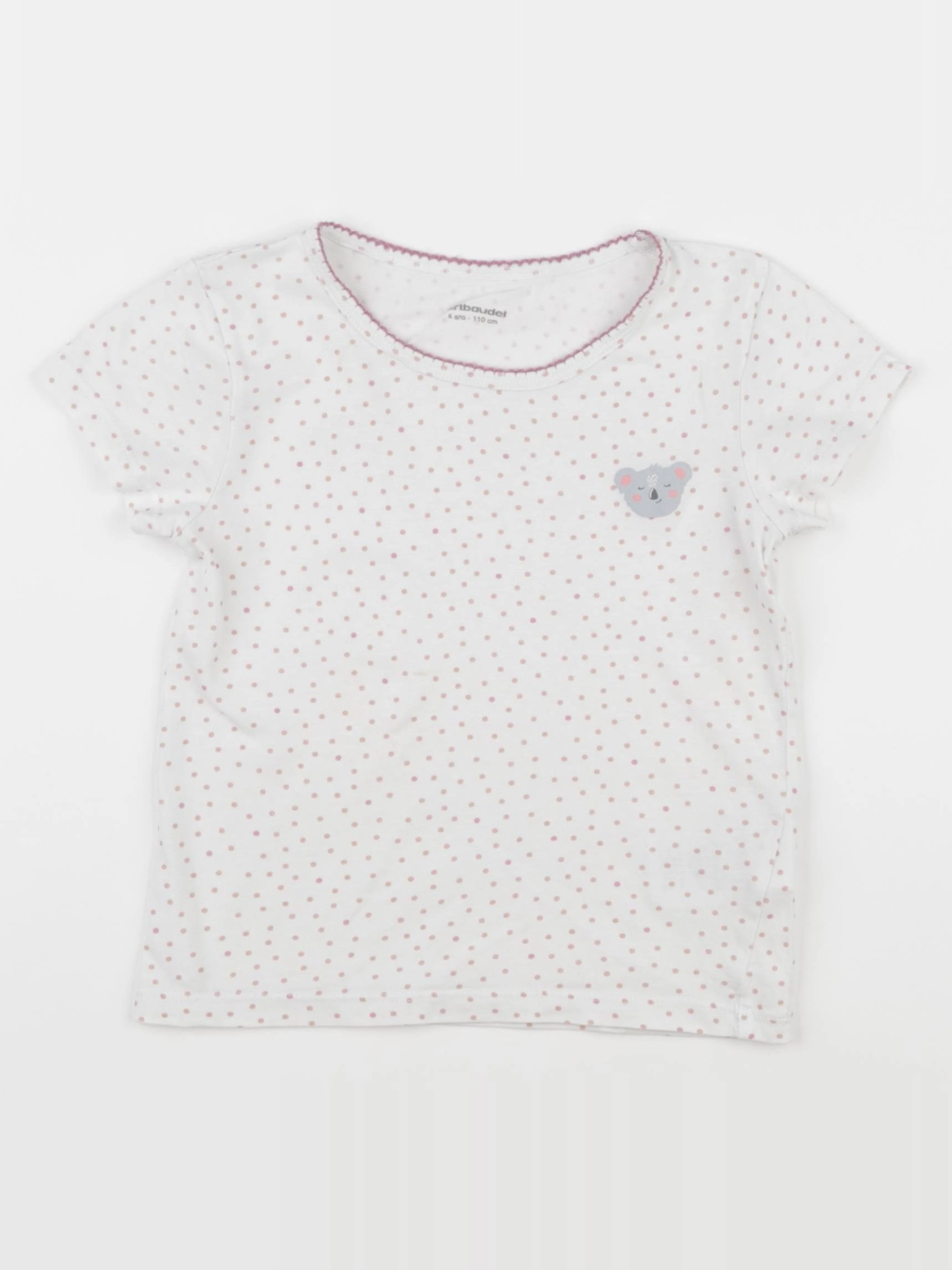 Vertbaudet - maillot de corps blanc - 5 ans