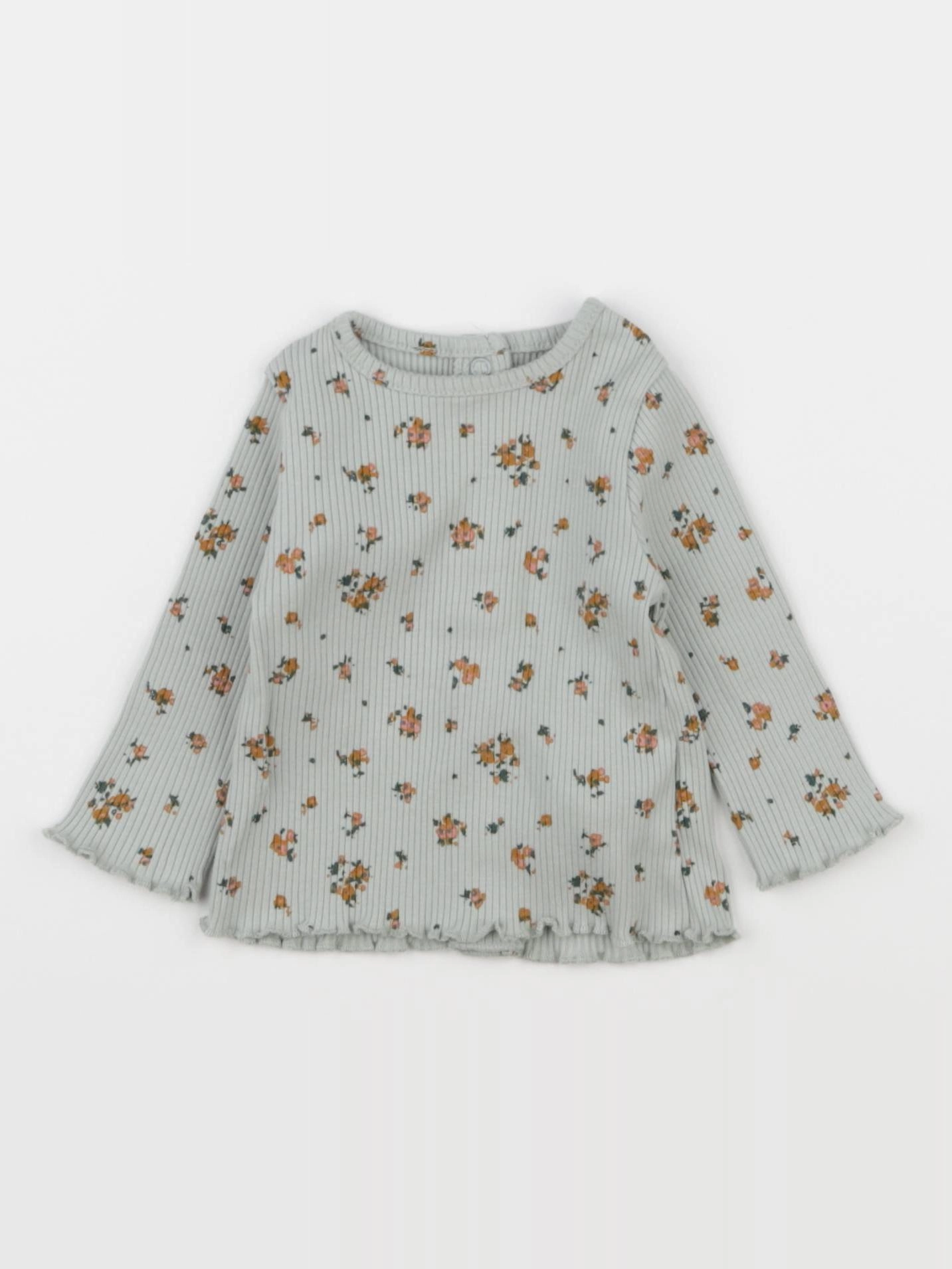 Vertbaudet - tee-shirt bleu - 3 mois