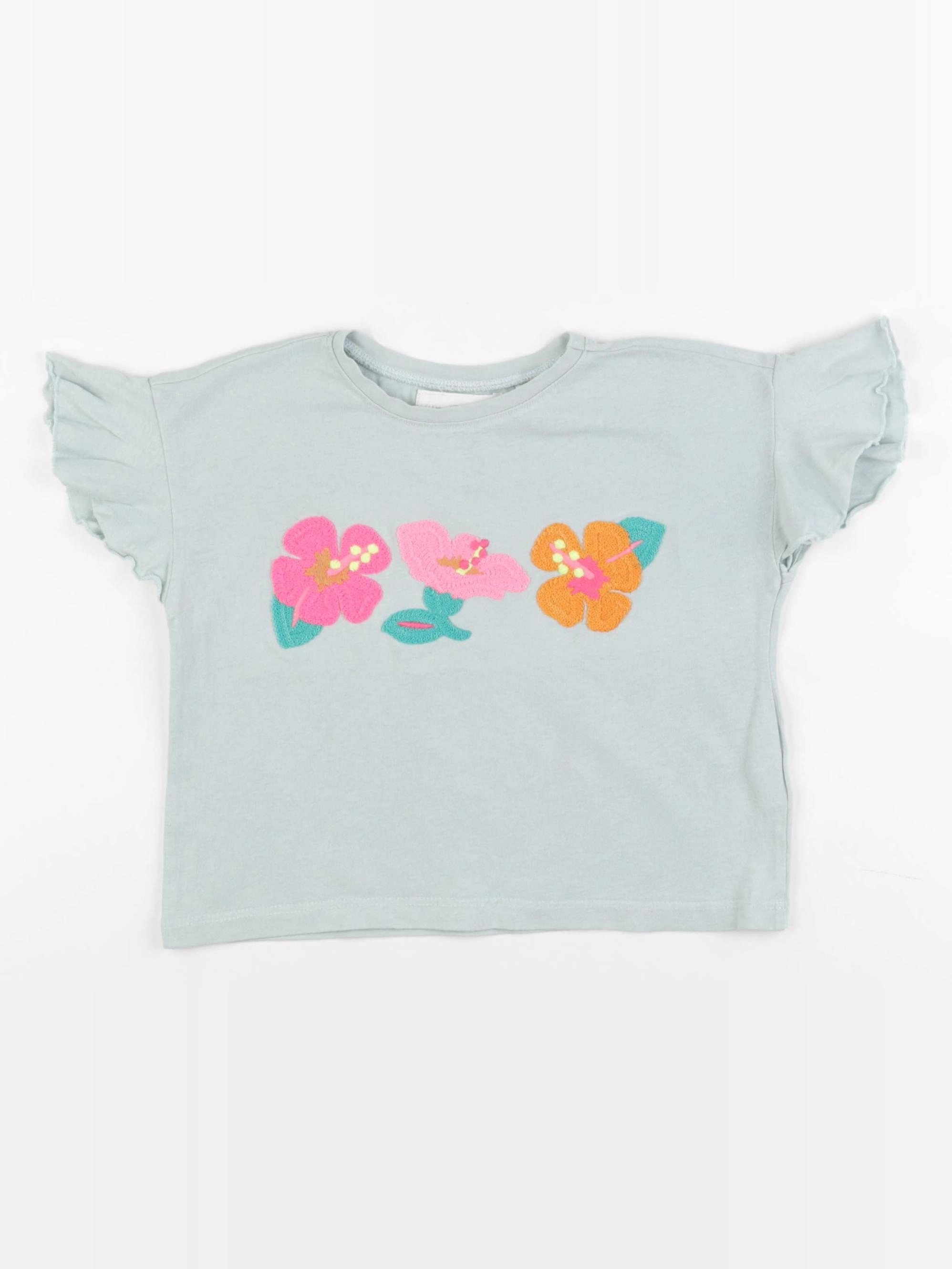 Zara - tee-shirt bleu - 5 ans