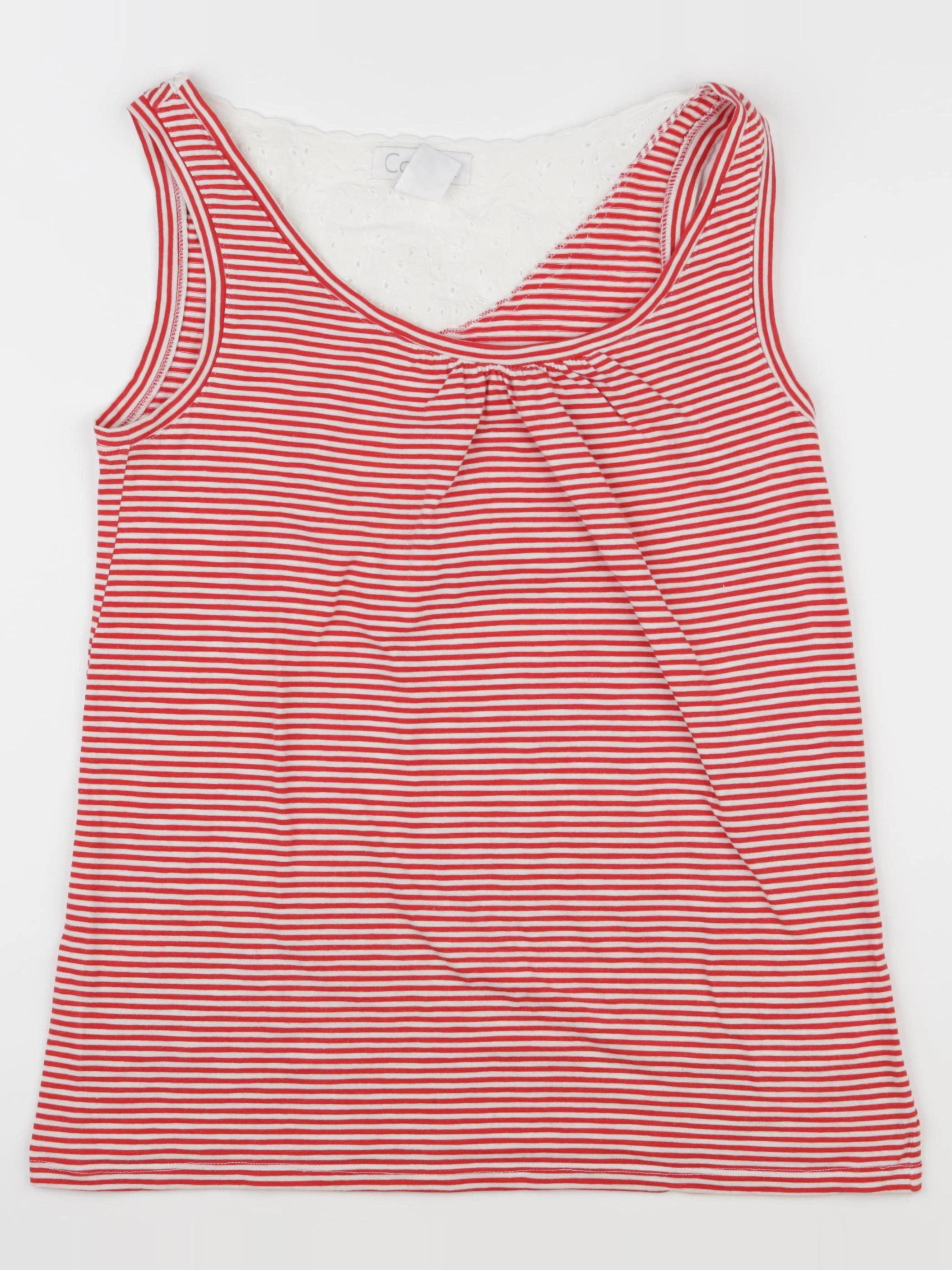 Vertbaudet - débardeur grossesse blanc, rouge - 38 à 40