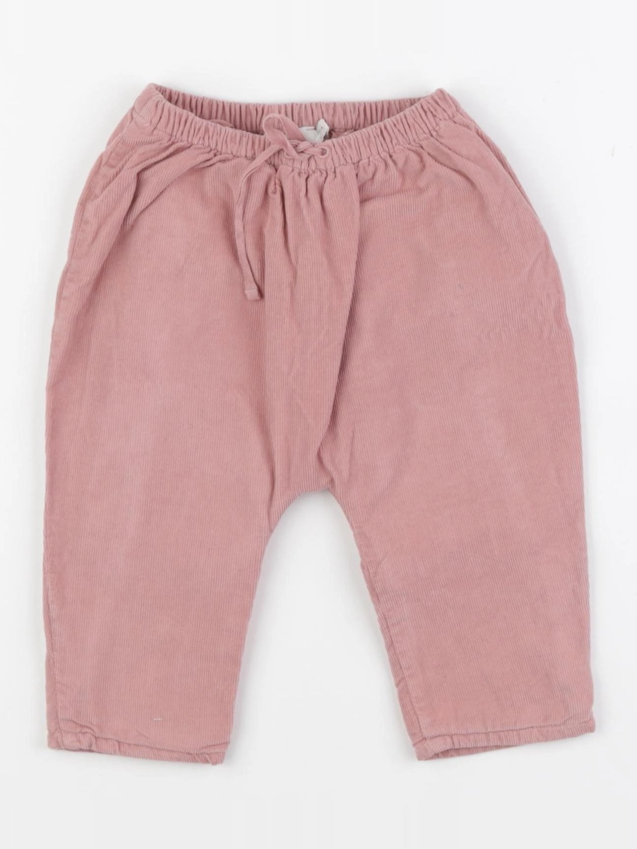 Cyrillus - pantalon doublé rose - 9 mois