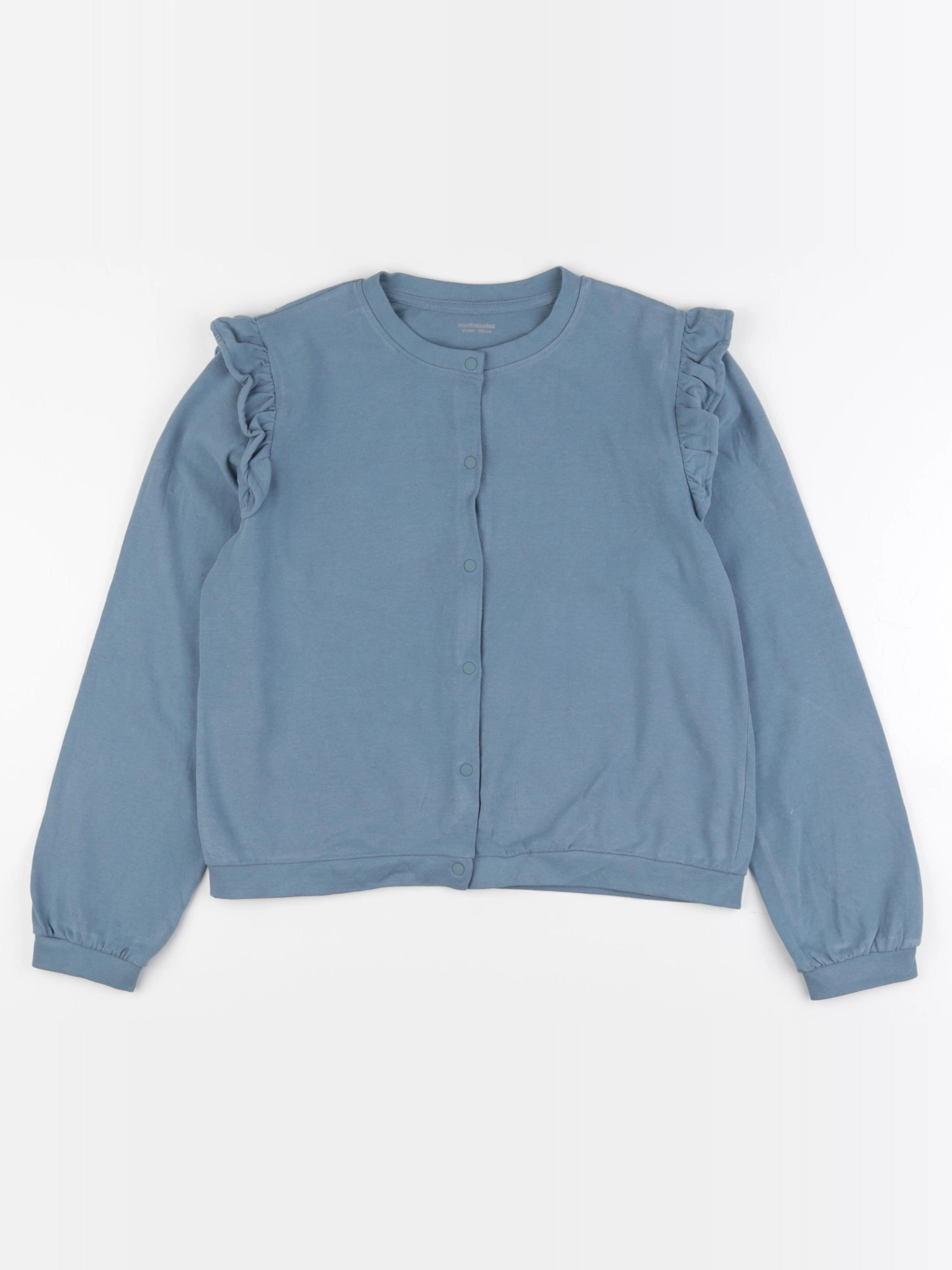 Vertbaudet - sweat bleu - 14 ans