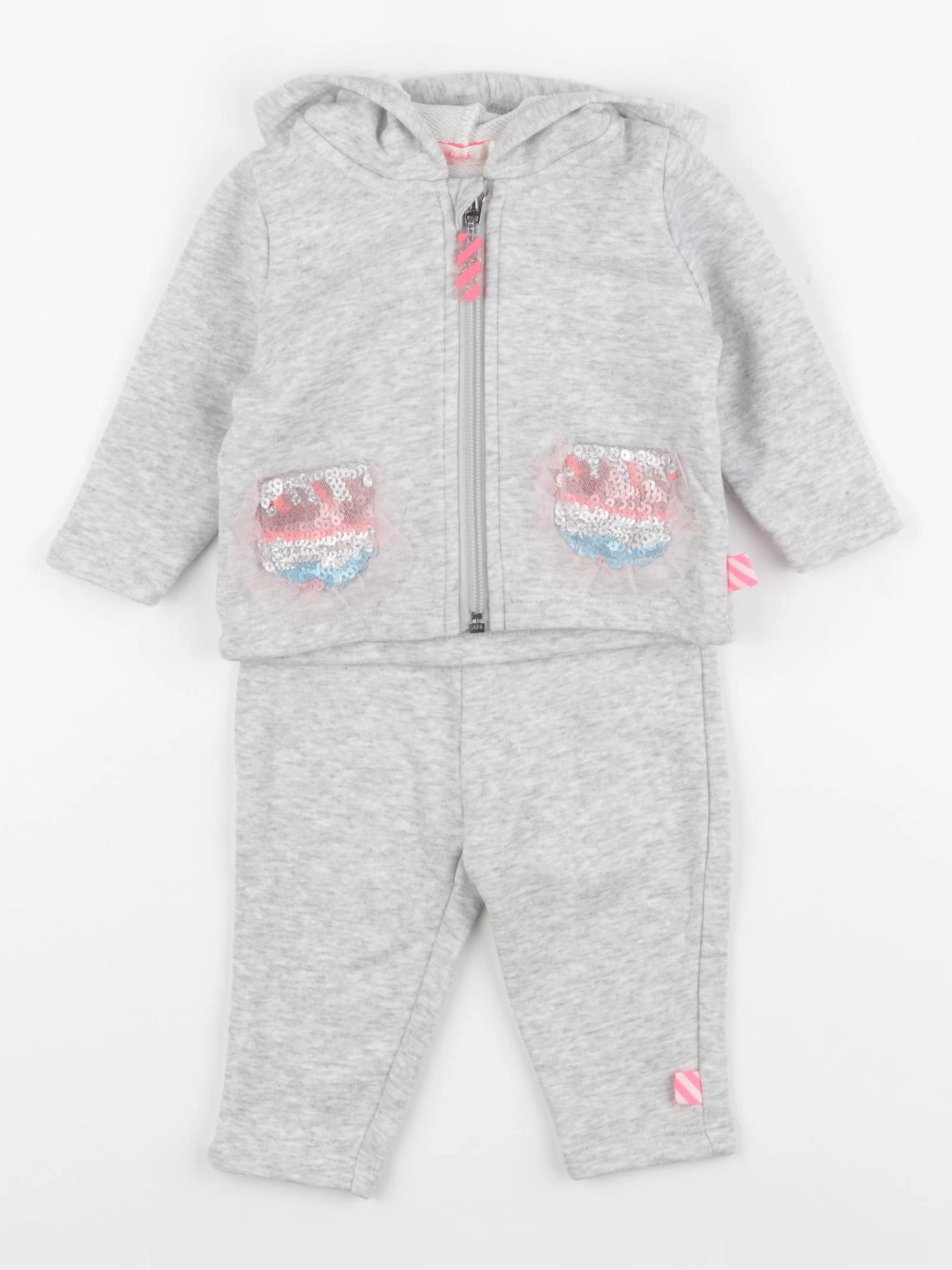 Billie Blush - ensemble gris - 3 mois