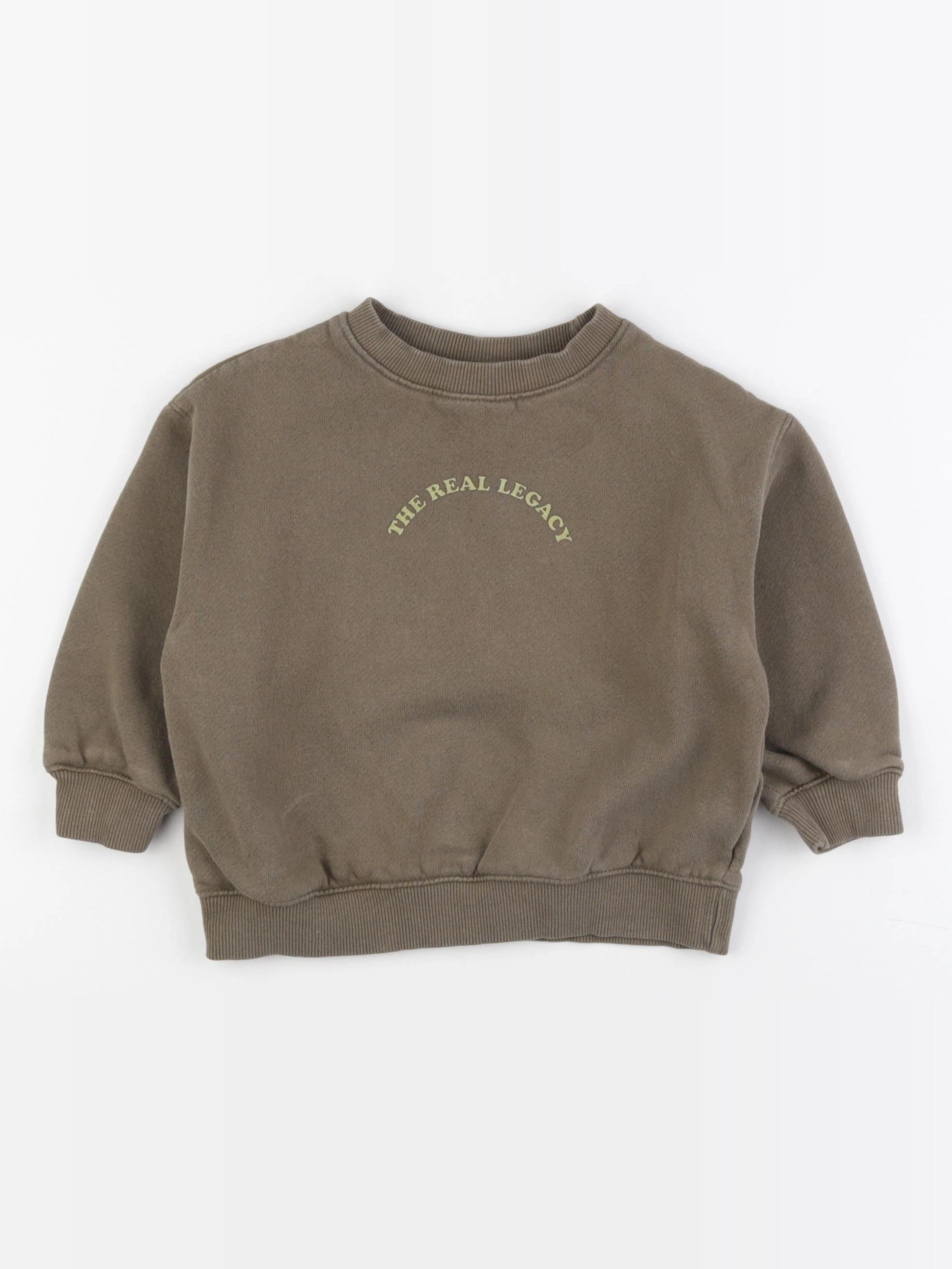 Zara - sweat vert - 3 ans