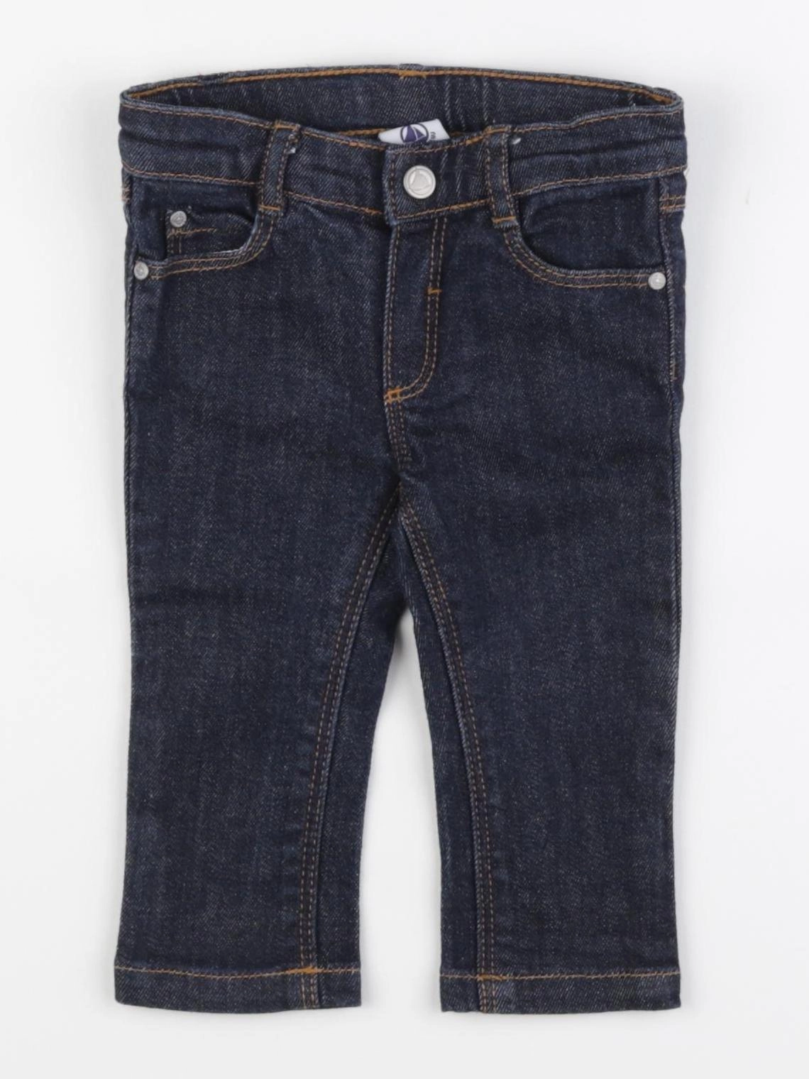 Petit Bateau - jean bleu - 6 mois