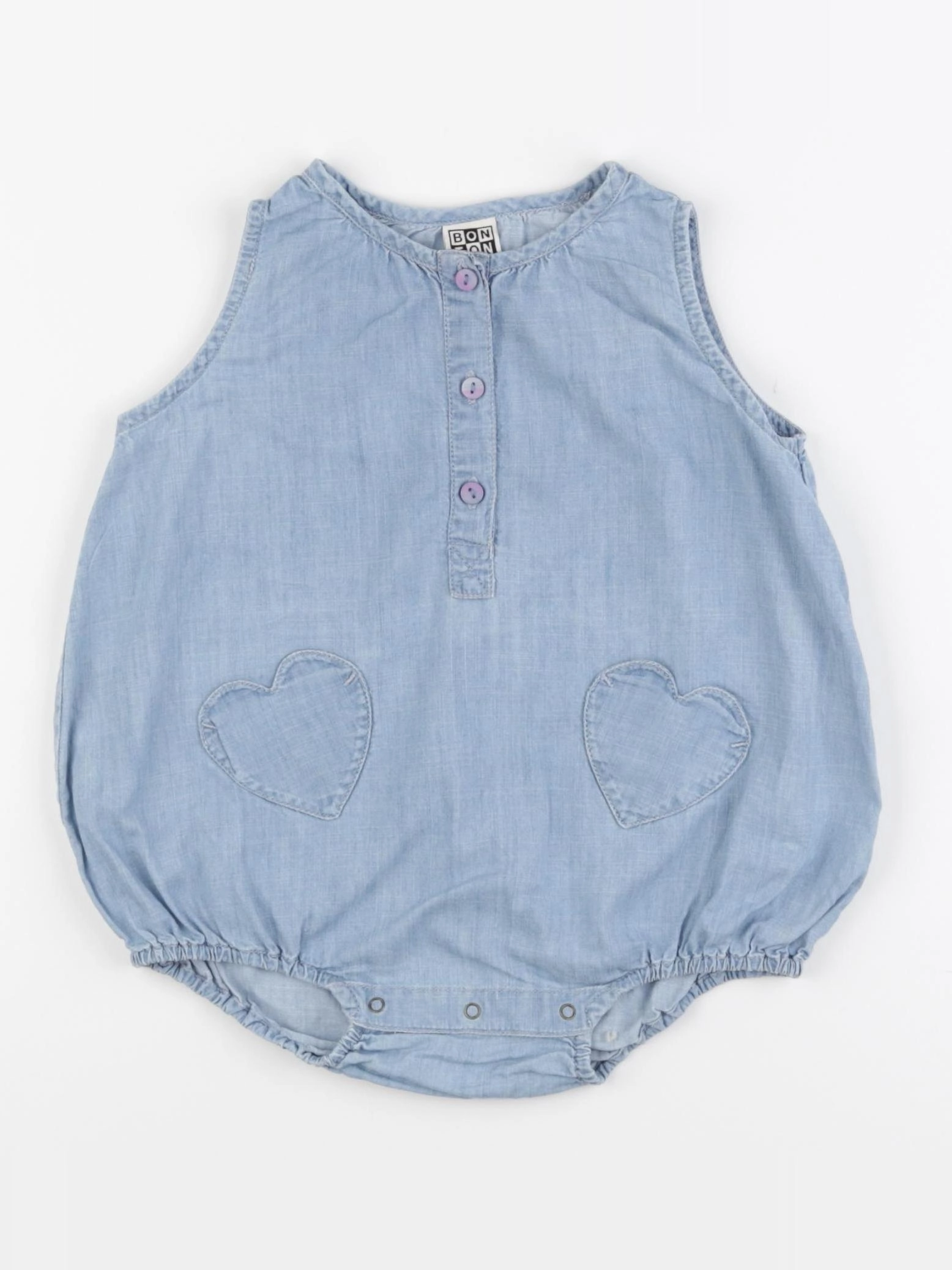 Bonton - combinaison bleu - 18 mois