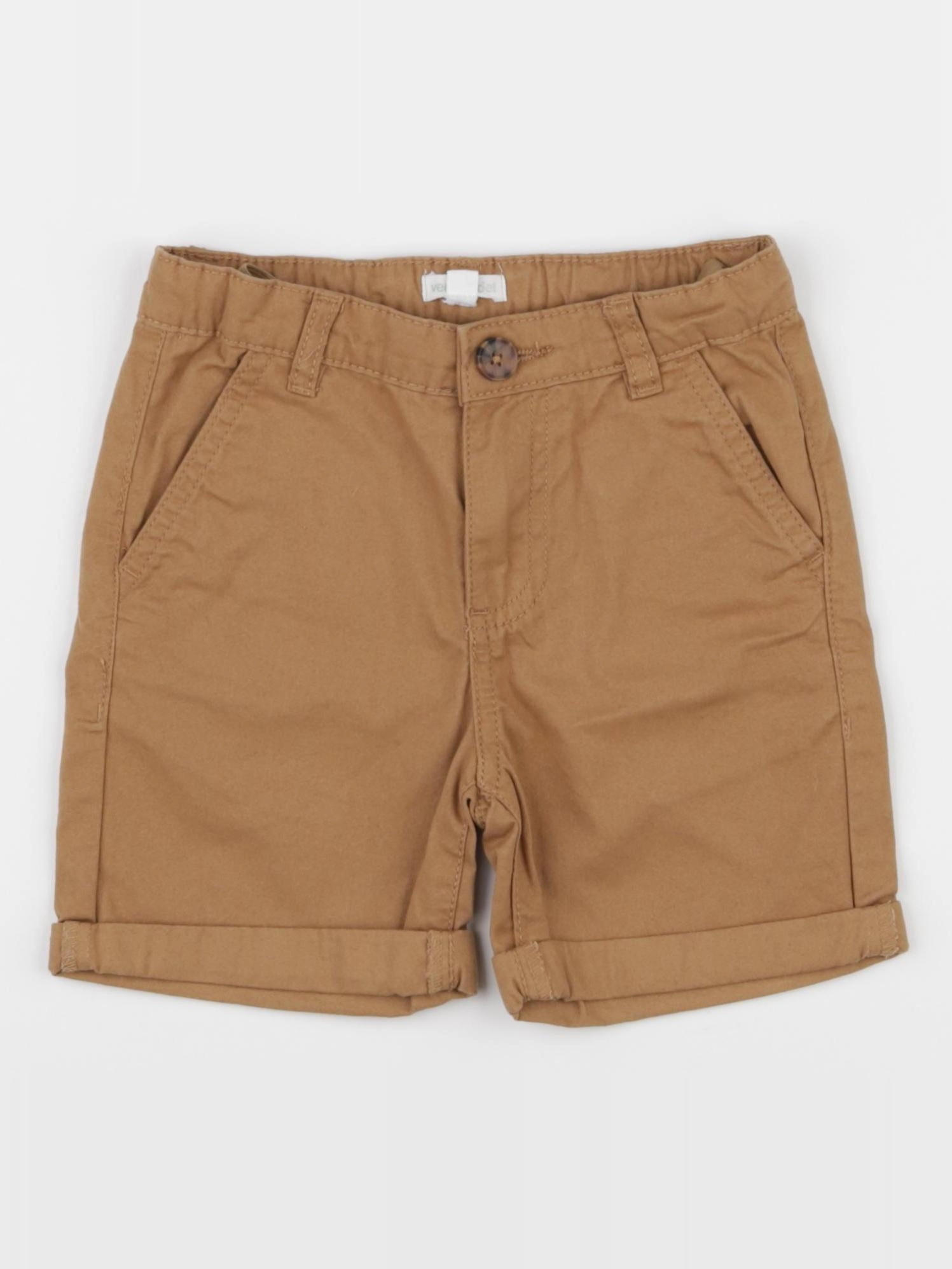 Vertbaudet - short marron - 4 ans