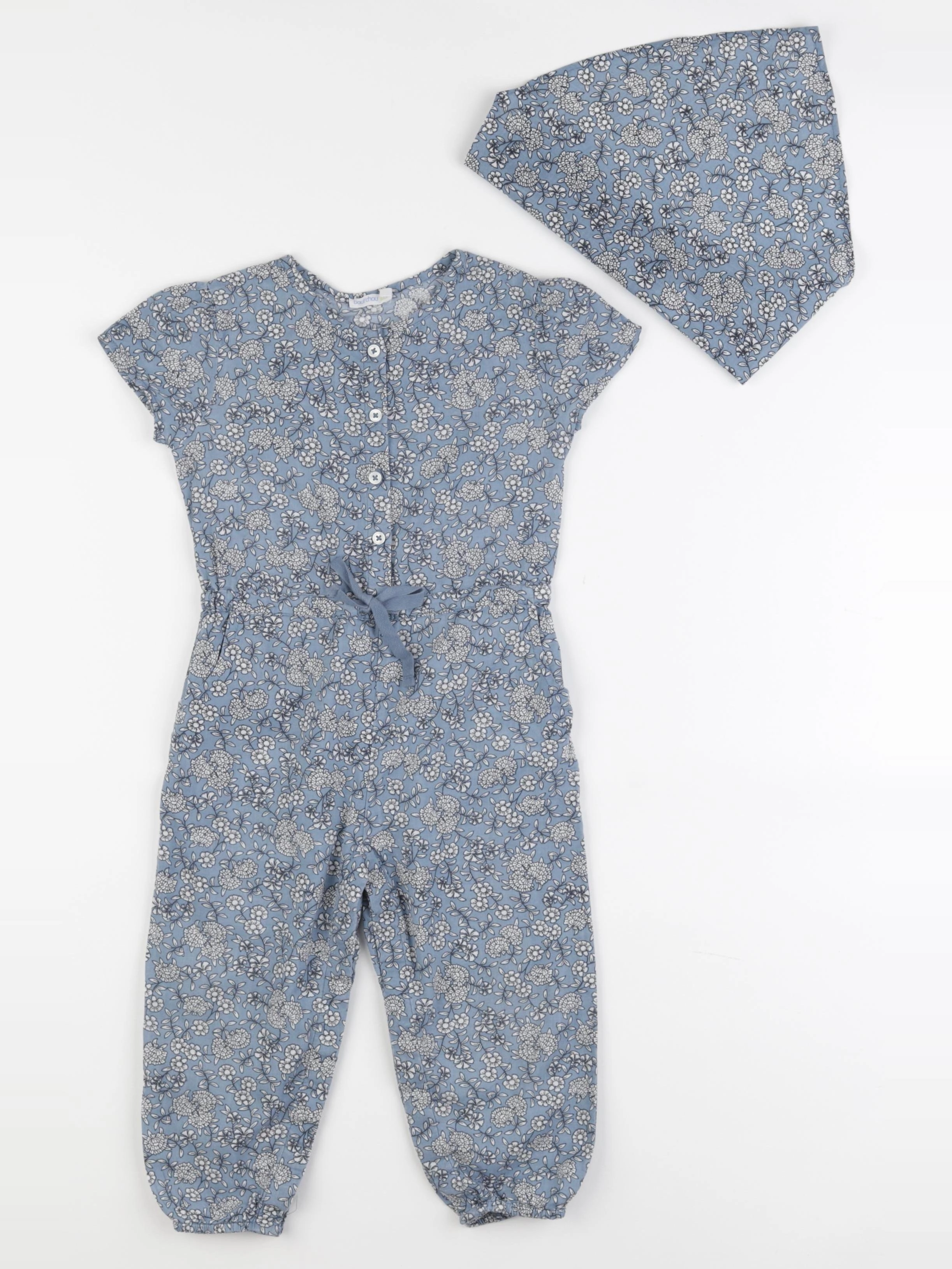 Boutchou - combinaison bleu - 18 mois