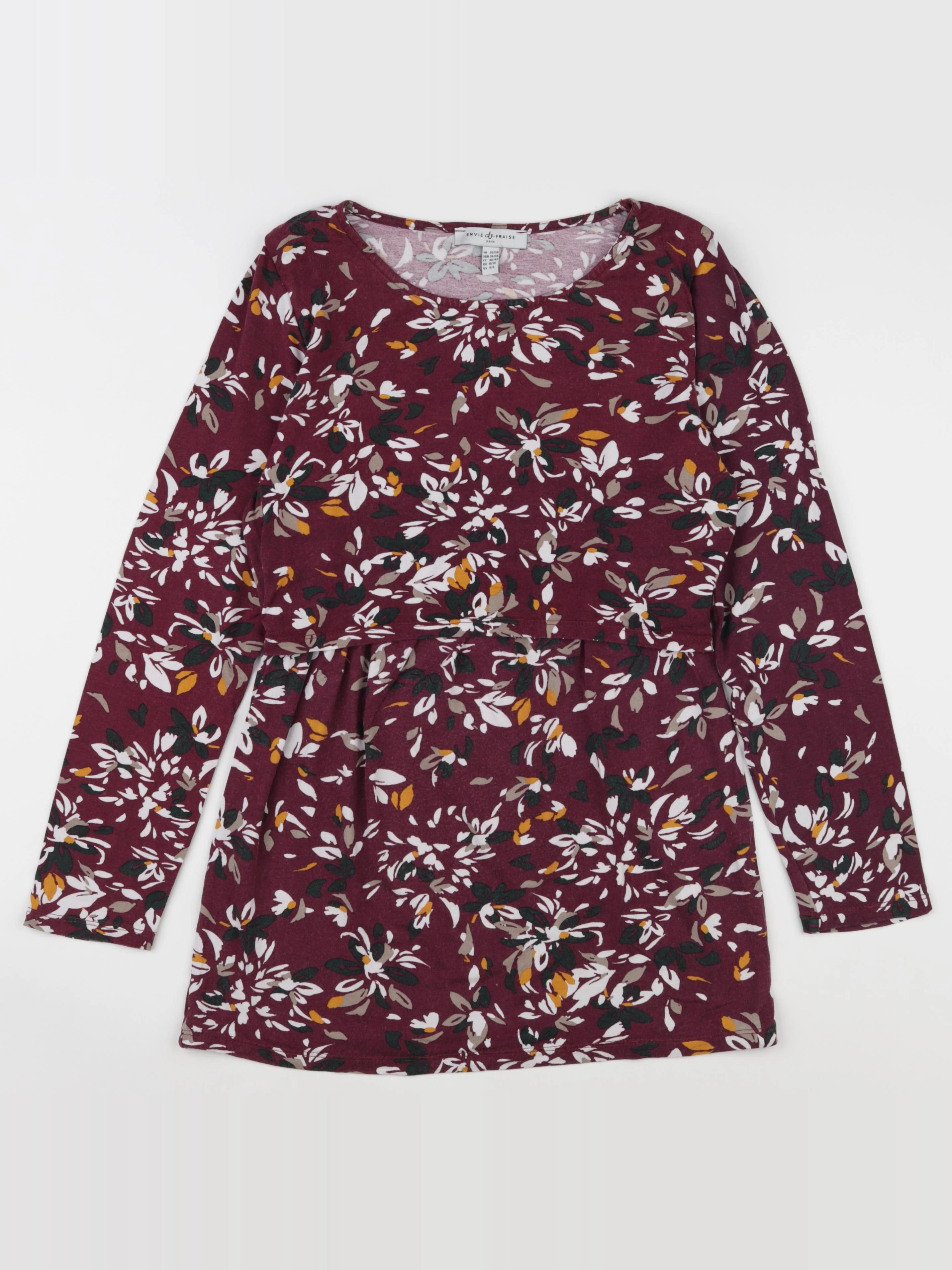 Envie de fraise - tee-shirt grossesse violet - 36 à 38