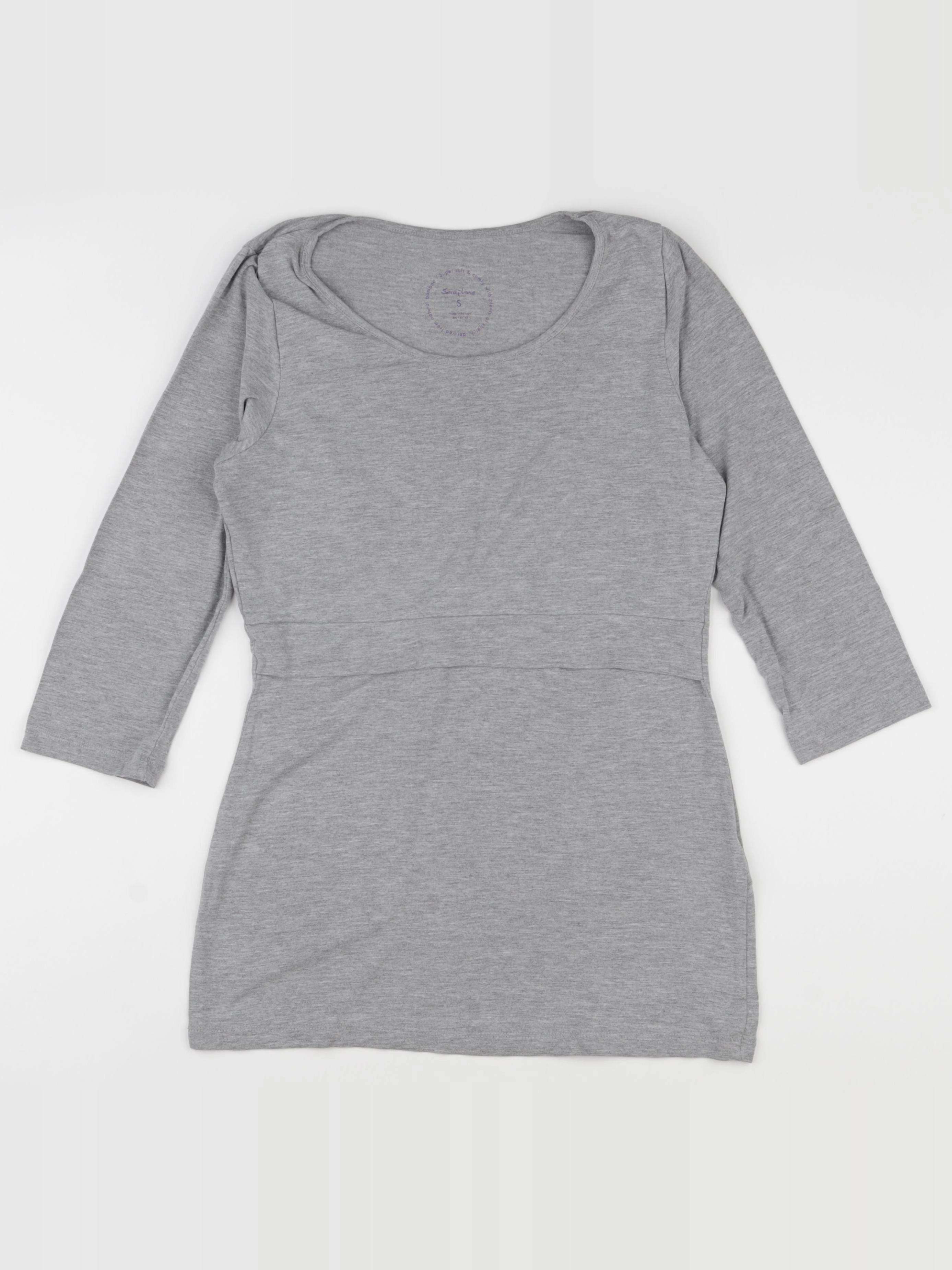 Seraphine - tee-shirt grossesse gris - s