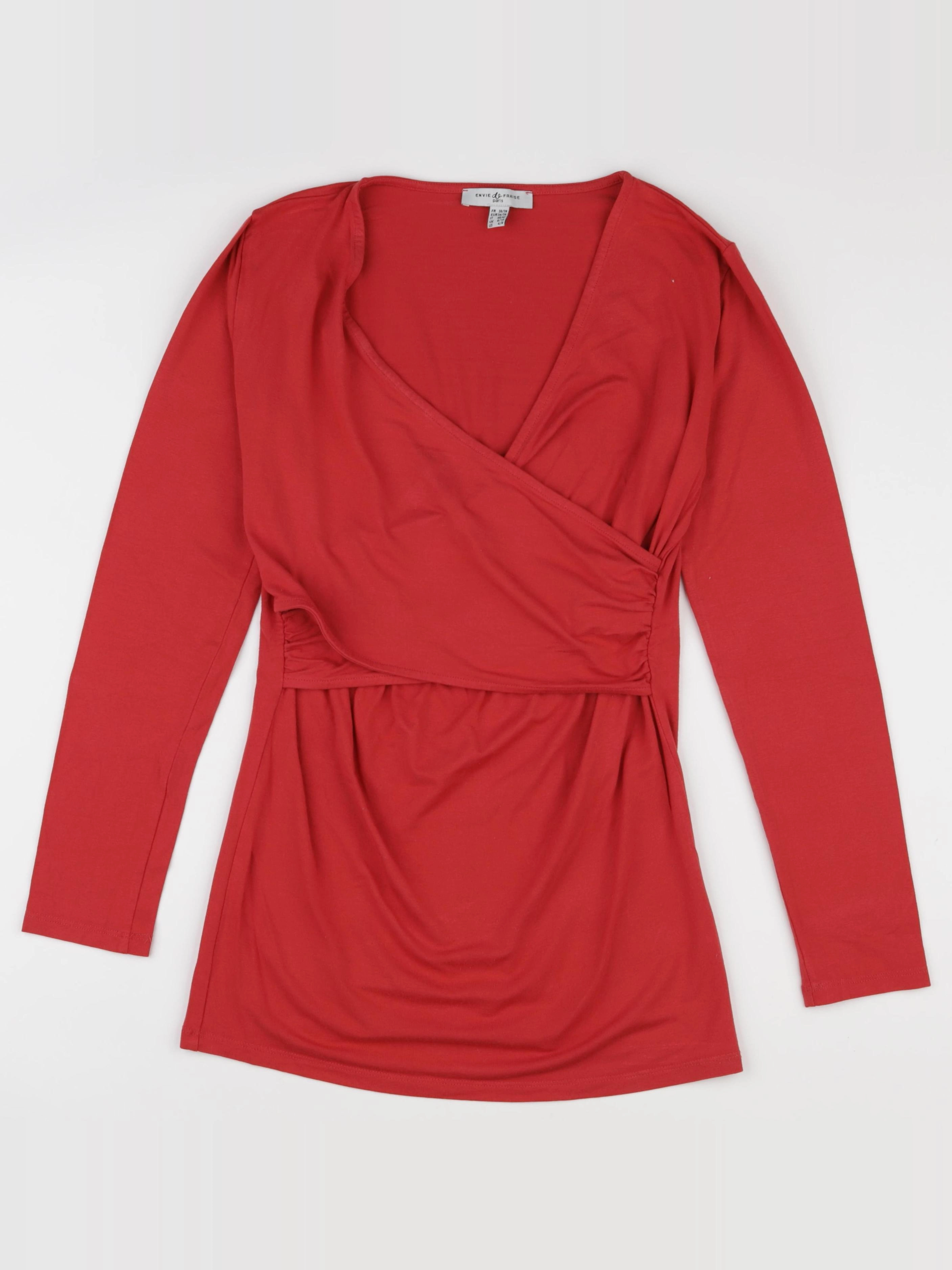 Envie de fraise - tee-shirt grossesse rouge - 36 à 38