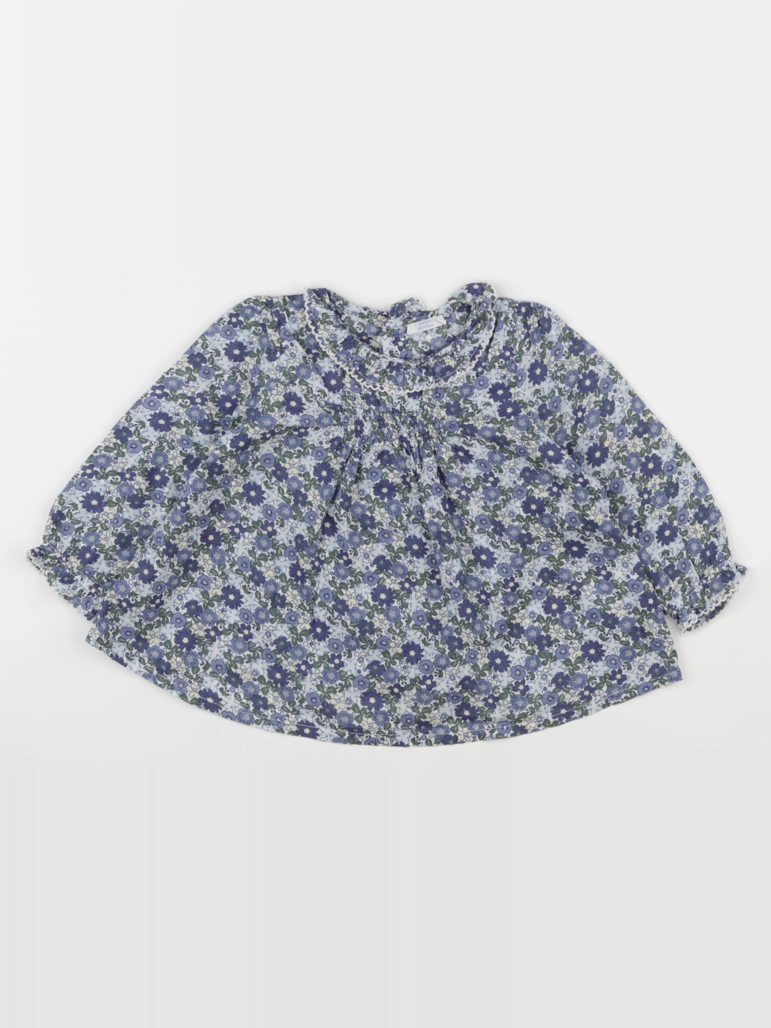 Boutchou - blouse bleu - 24 mois