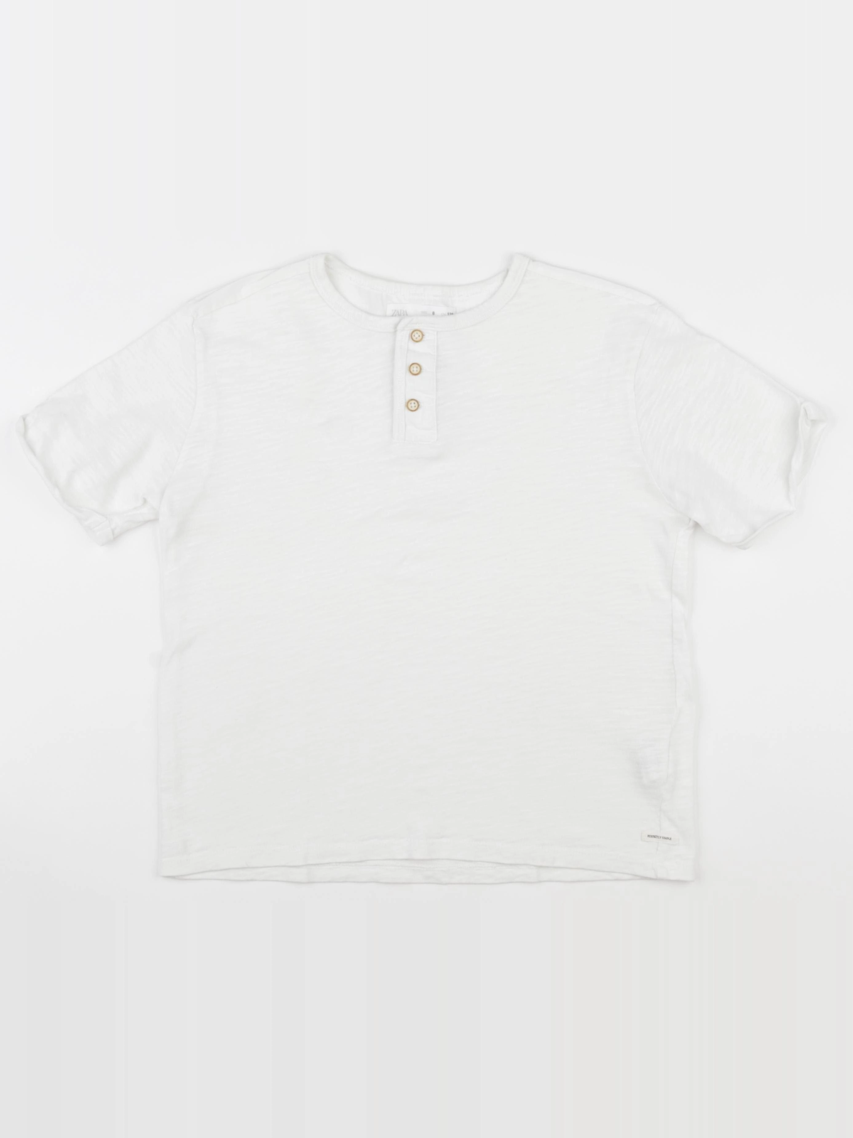 Zara - tee-shirt blanc - 8 ans