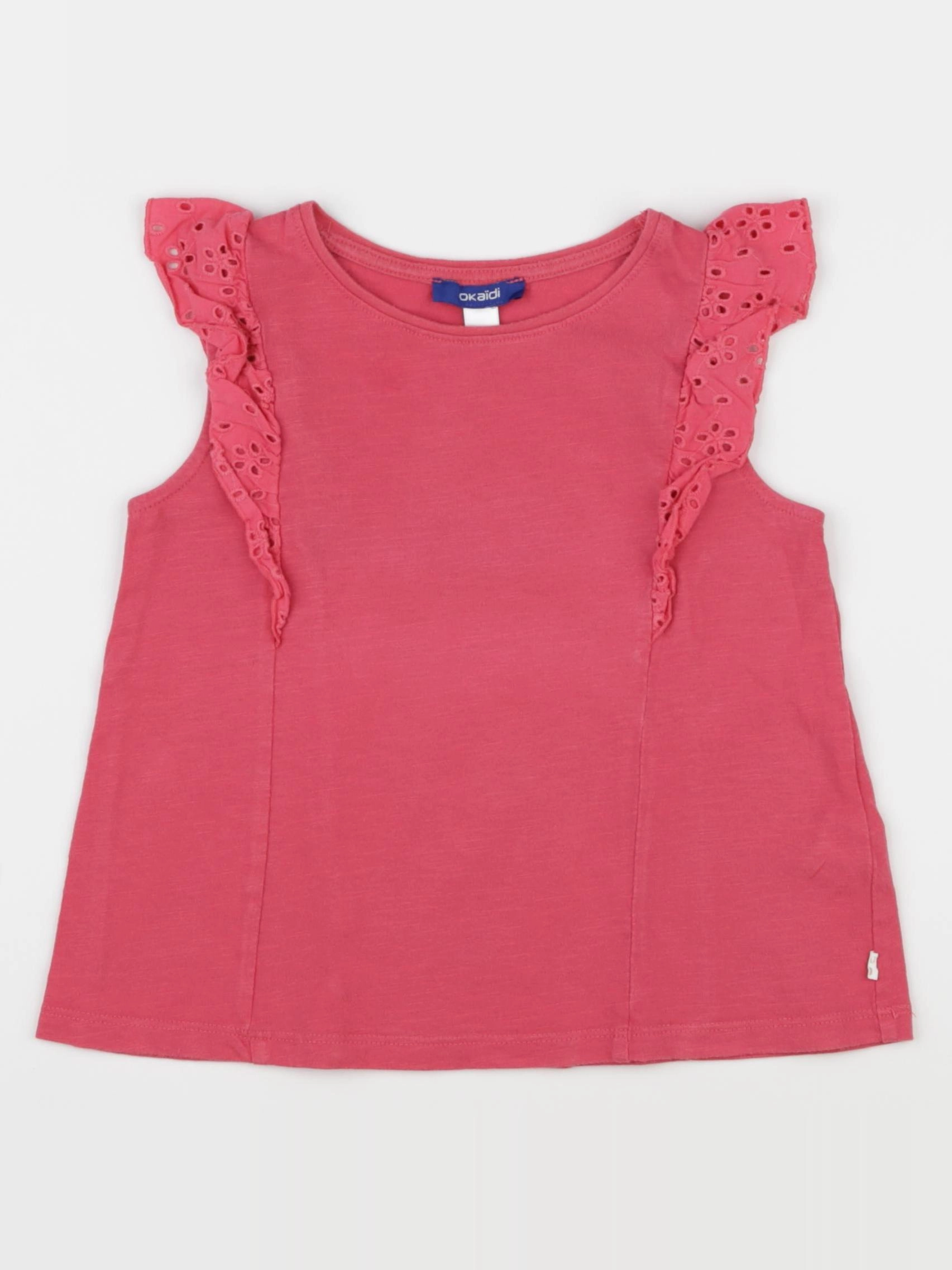 Okaidi - débardeur rose - 5 ans