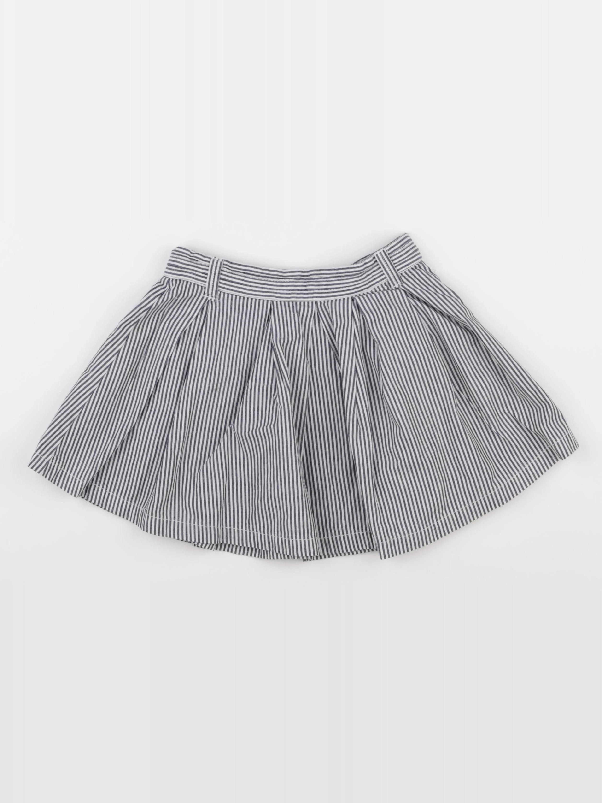 Cyrillus - jupe blanc, bleu - 5 ans