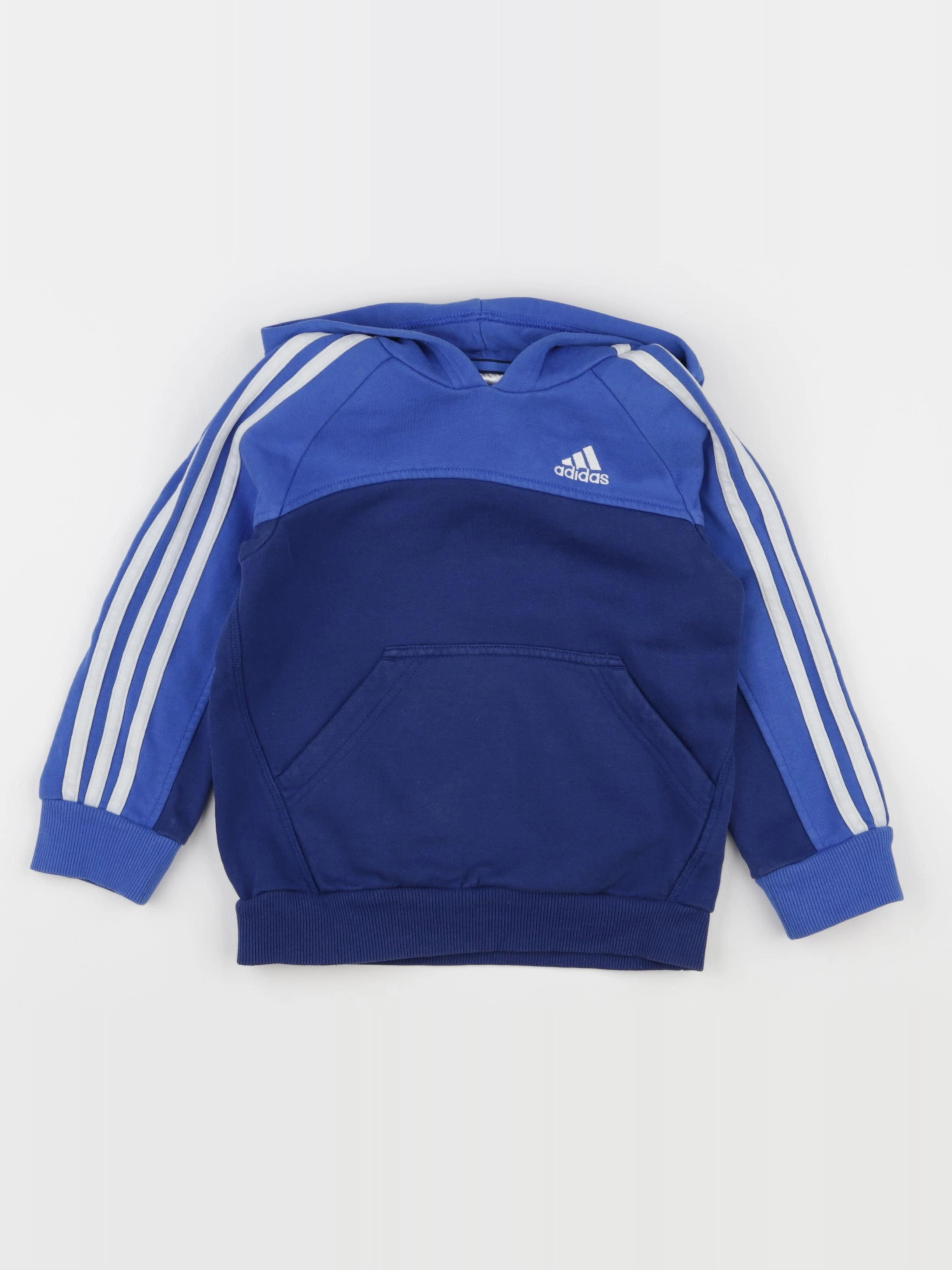 Adidas - sweat bleu - 4/5 ans