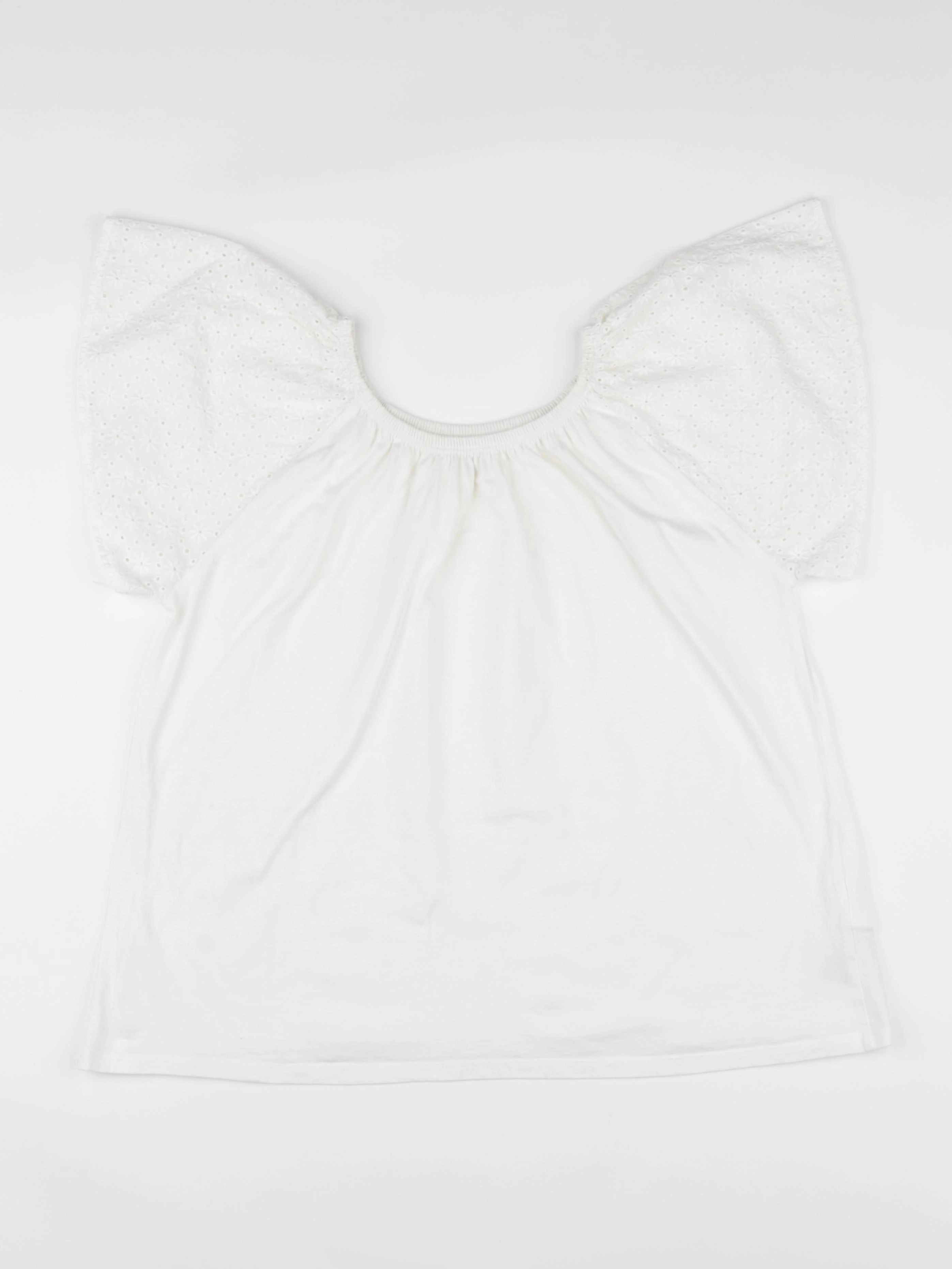 Vertbaudet - tee-shirt blanc - 12 ans