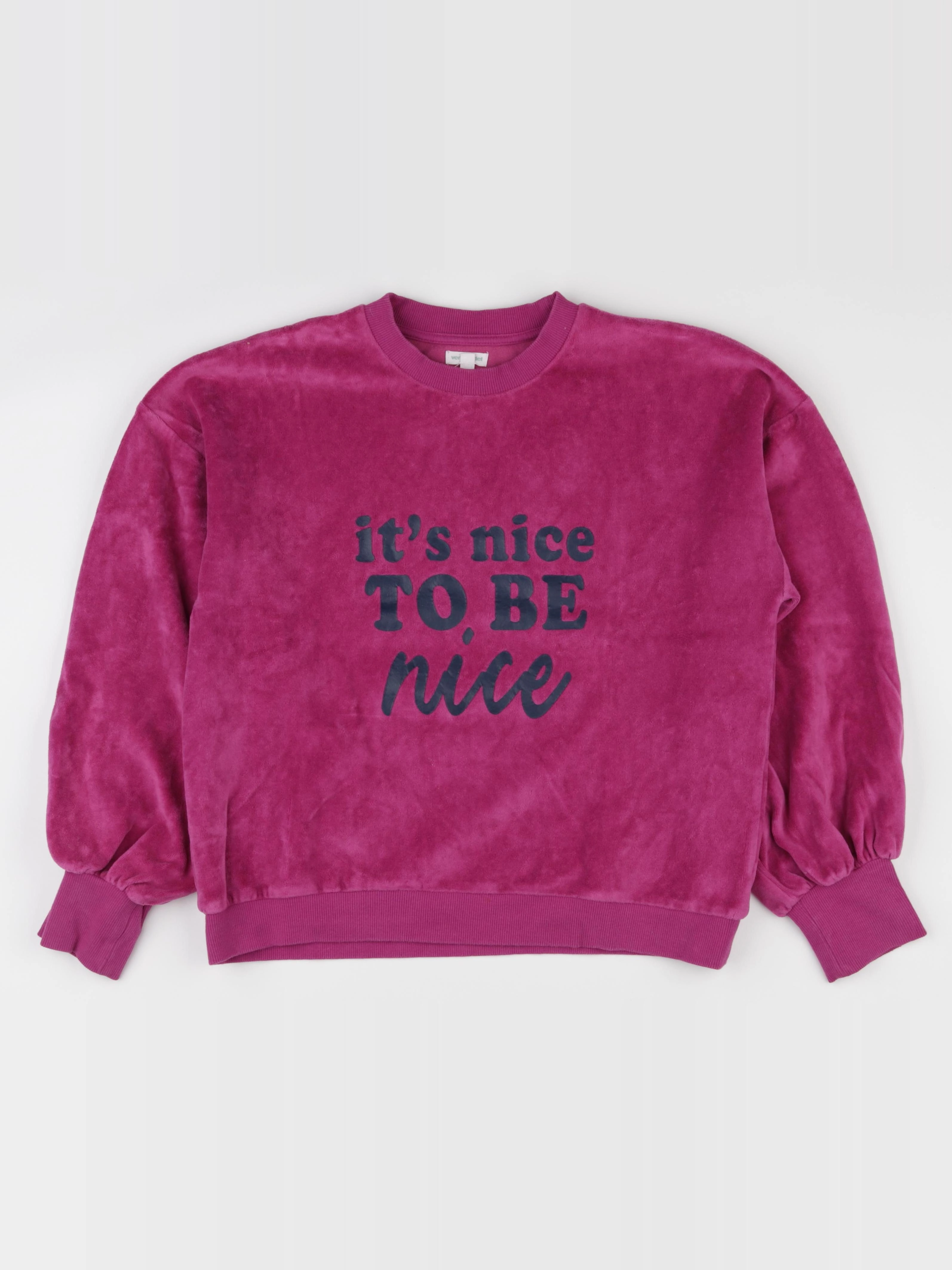 Vertbaudet - sweat rose - 14 ans