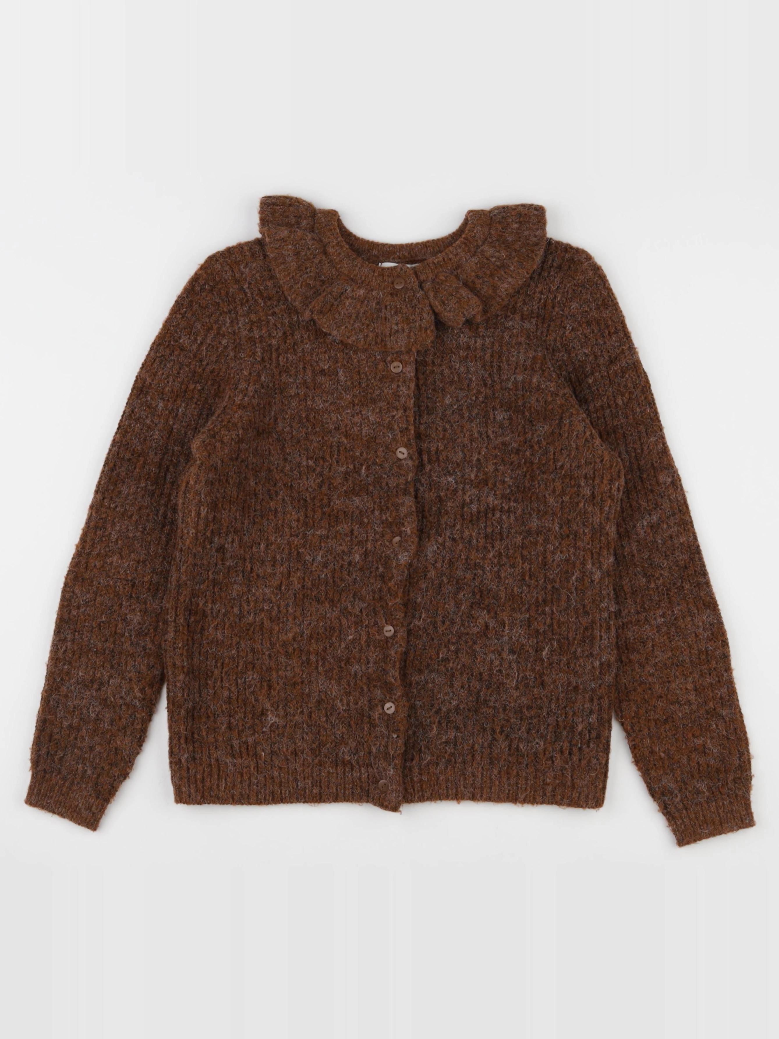 Vertbaudet - gilet marron - 10 ans