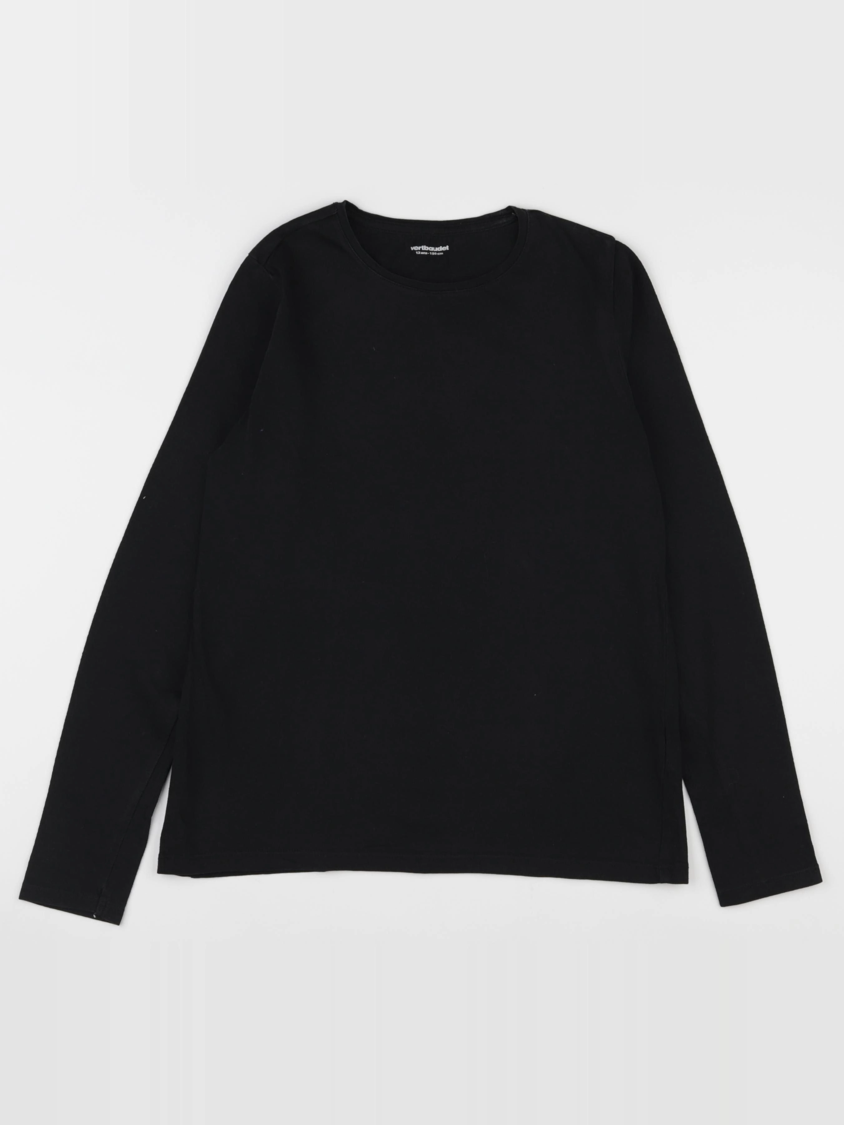 Vertbaudet - tee-shirt noir - 12 ans
