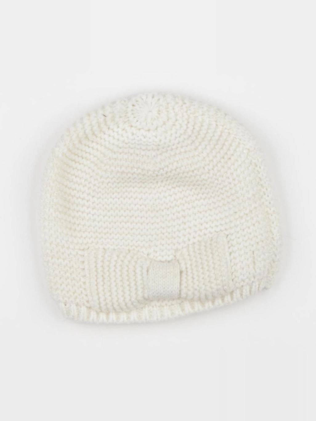 Vertbaudet - bonnet beige, argent - 4/5 ans