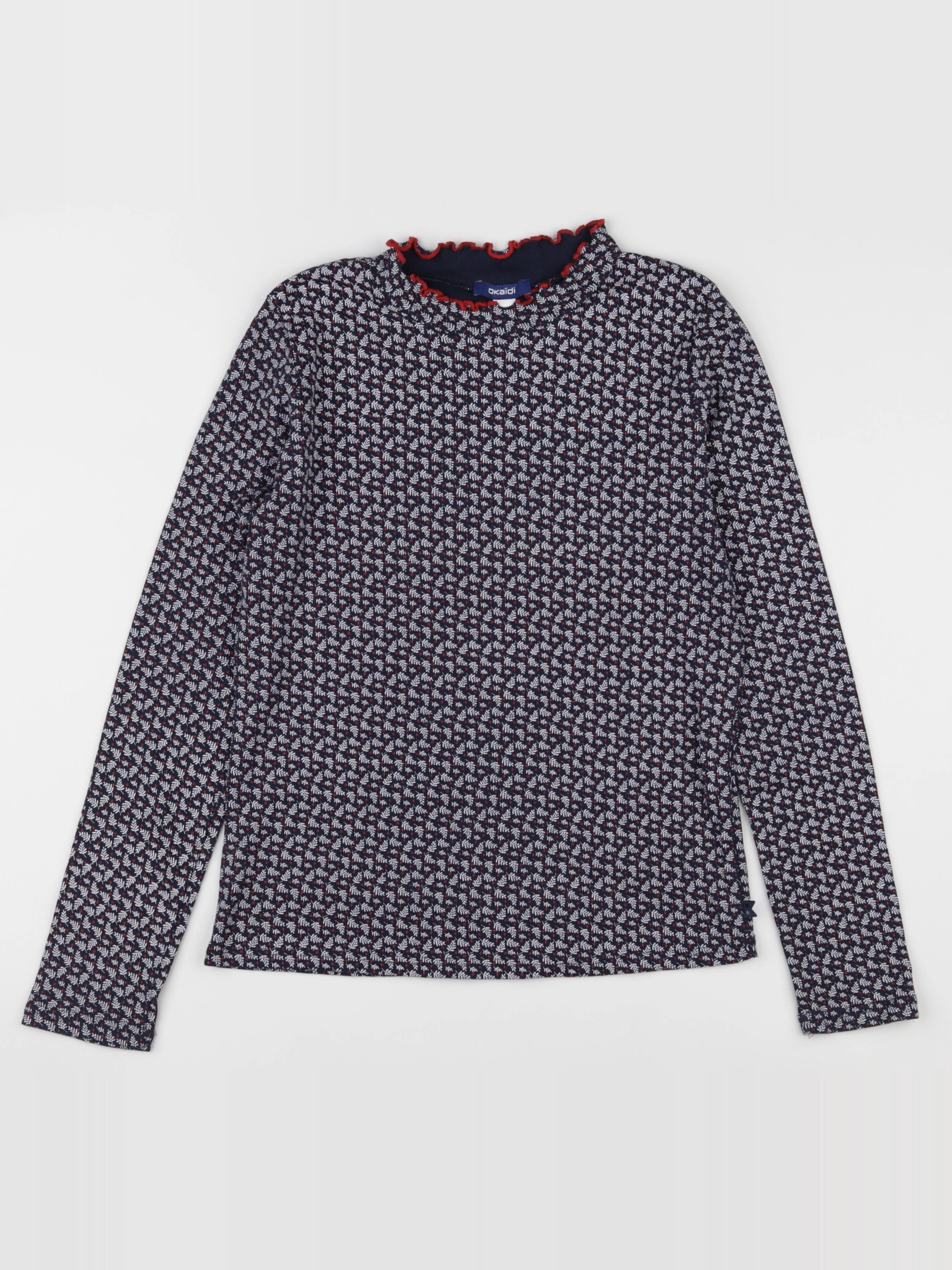 Okaidi - tee-shirt bleu - 12 ans