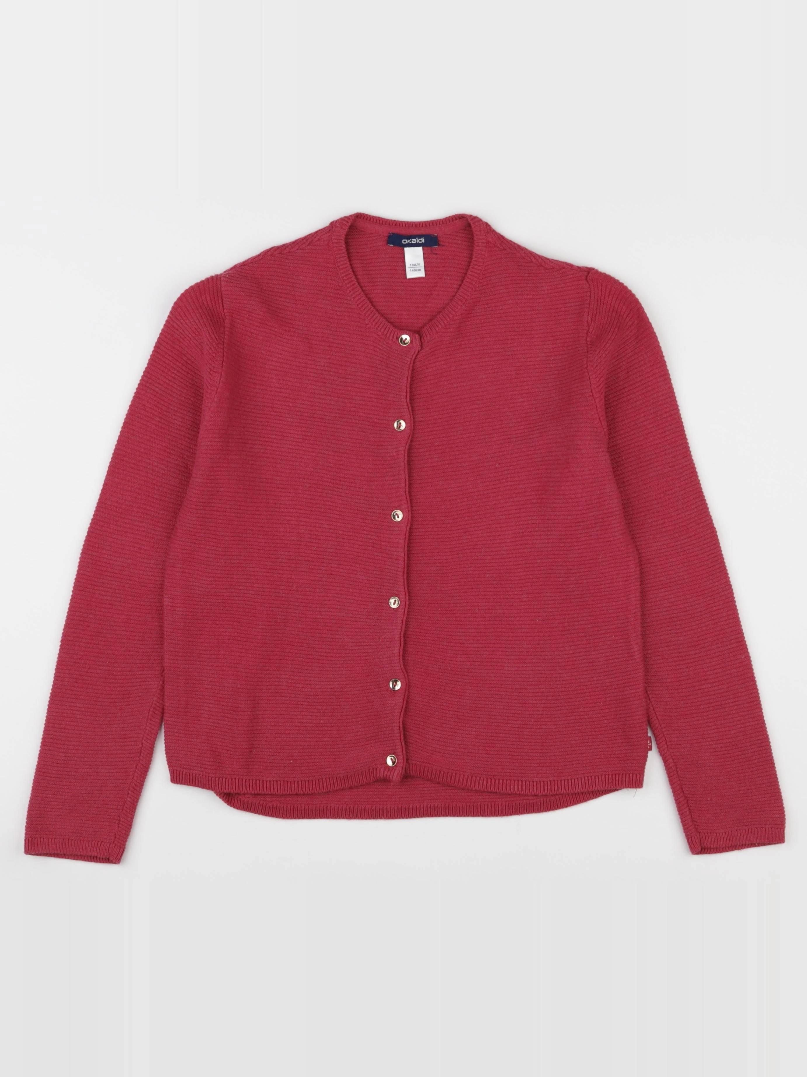 Okaidi - gilet rose - 10 ans