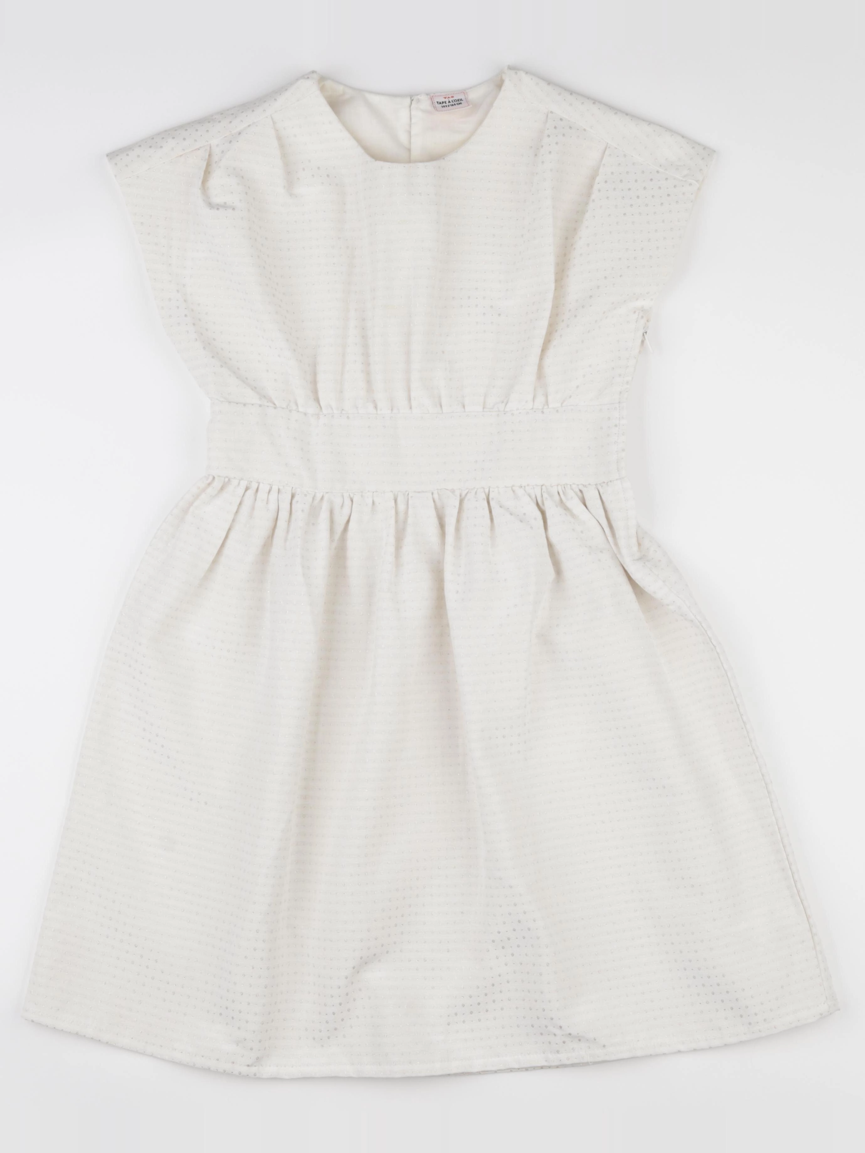 Tape à l'oeil - robe beige, or - 14 ans