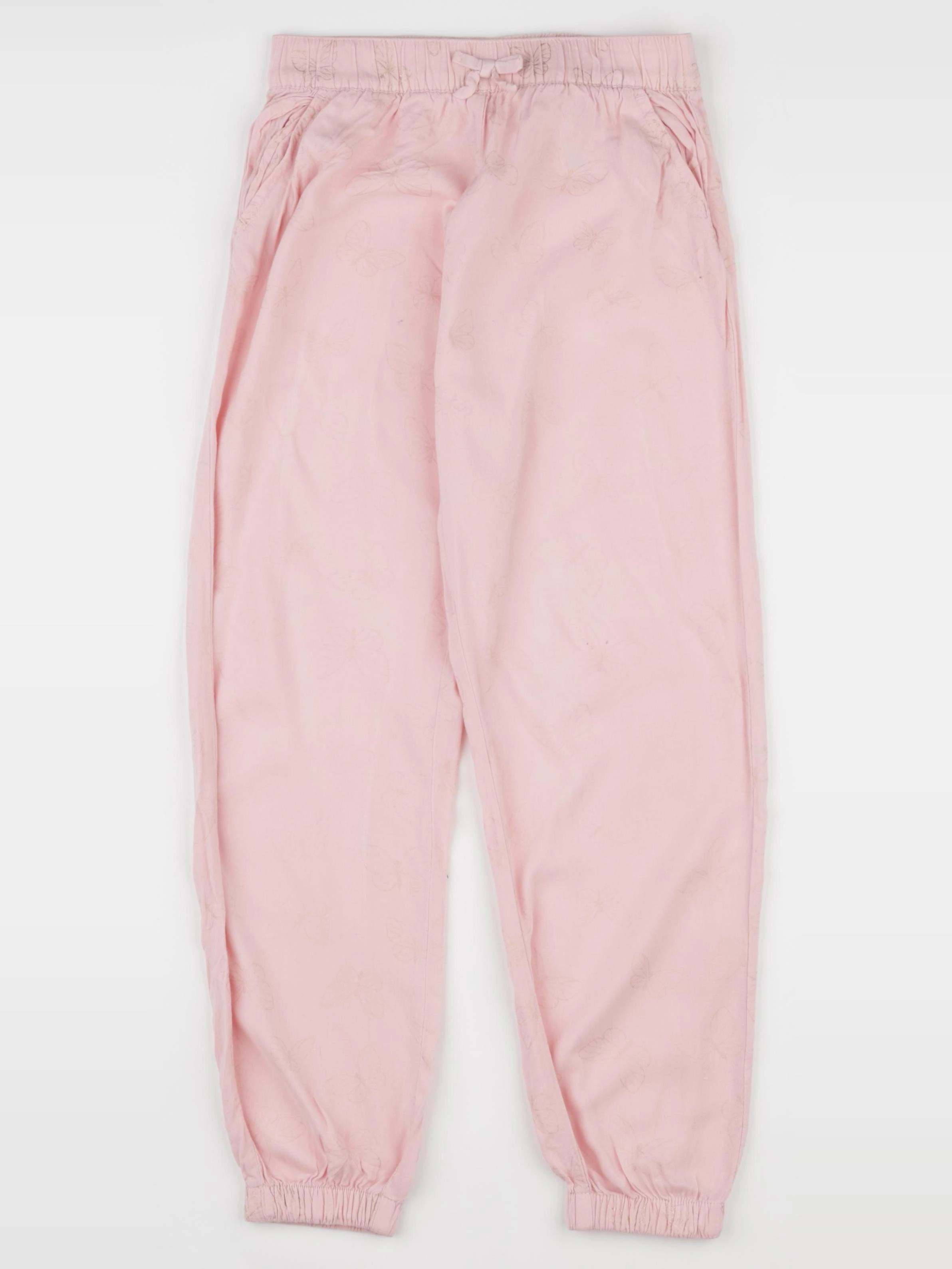 H&M - sarouel rose - 7/8 ans