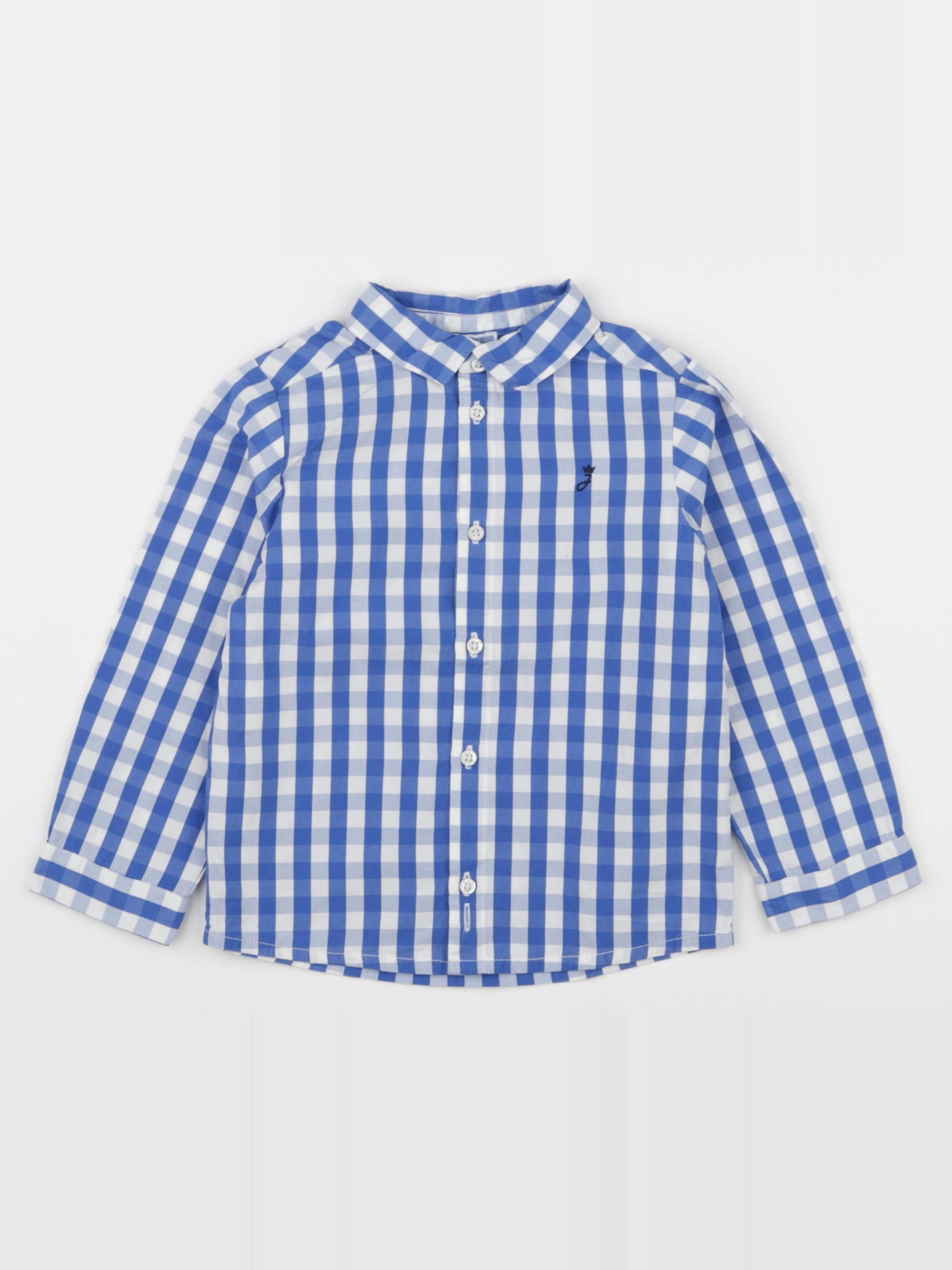 Jacadi - chemise bleu - 36 mois