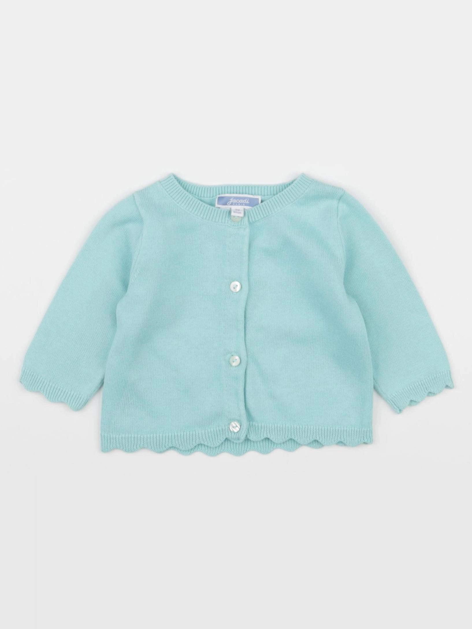 Jacadi - gilet bleu - 3 mois